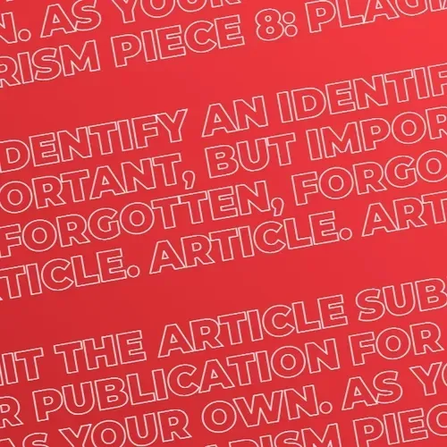 Plagiarism Piece 8