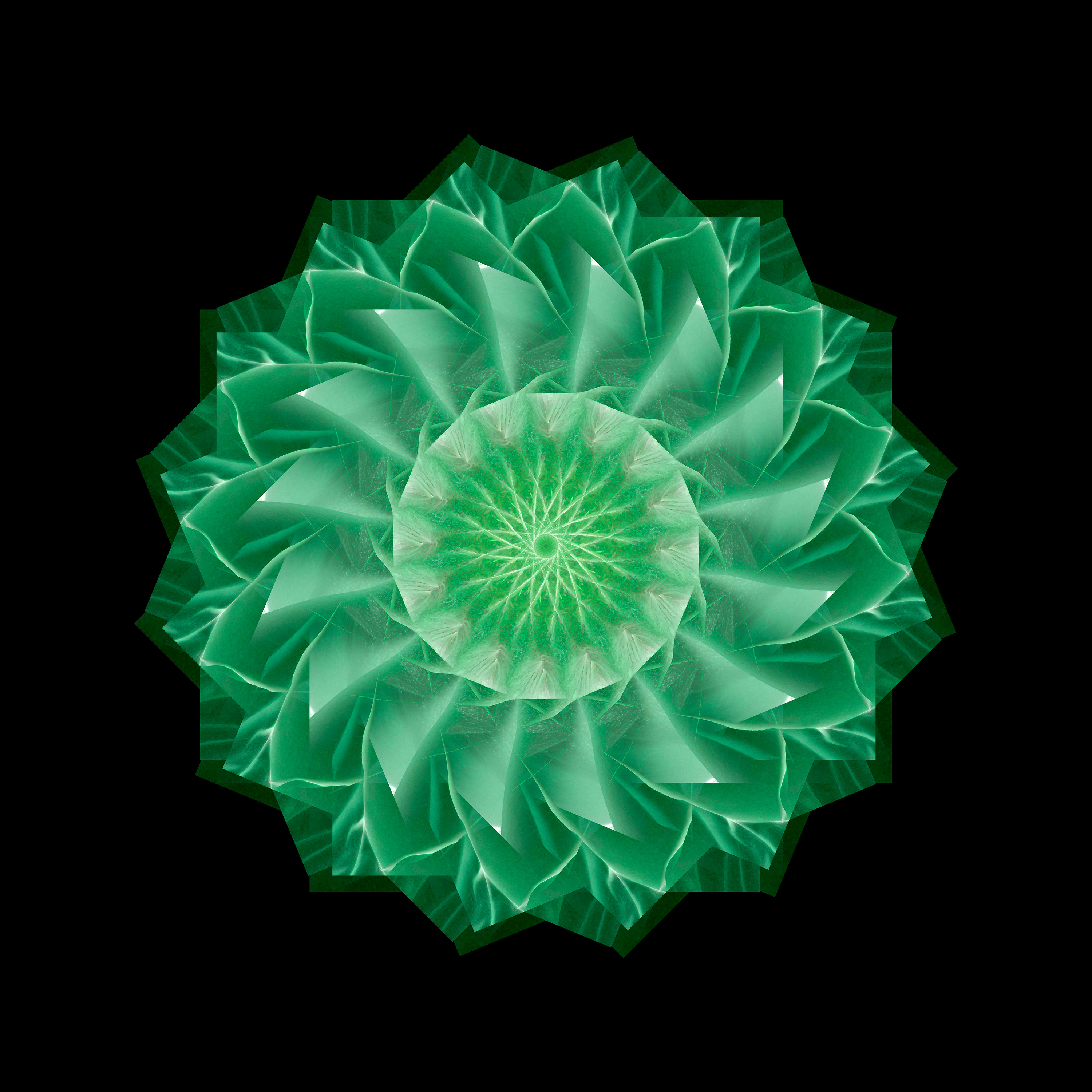 Yin Mandala: Green