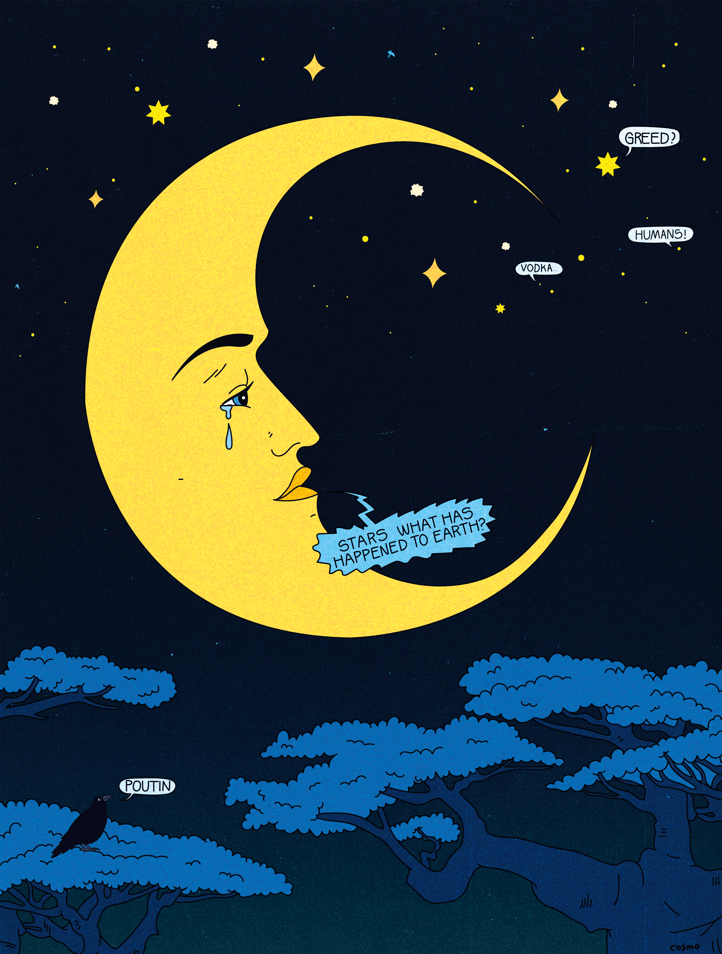 The Moon has some questions