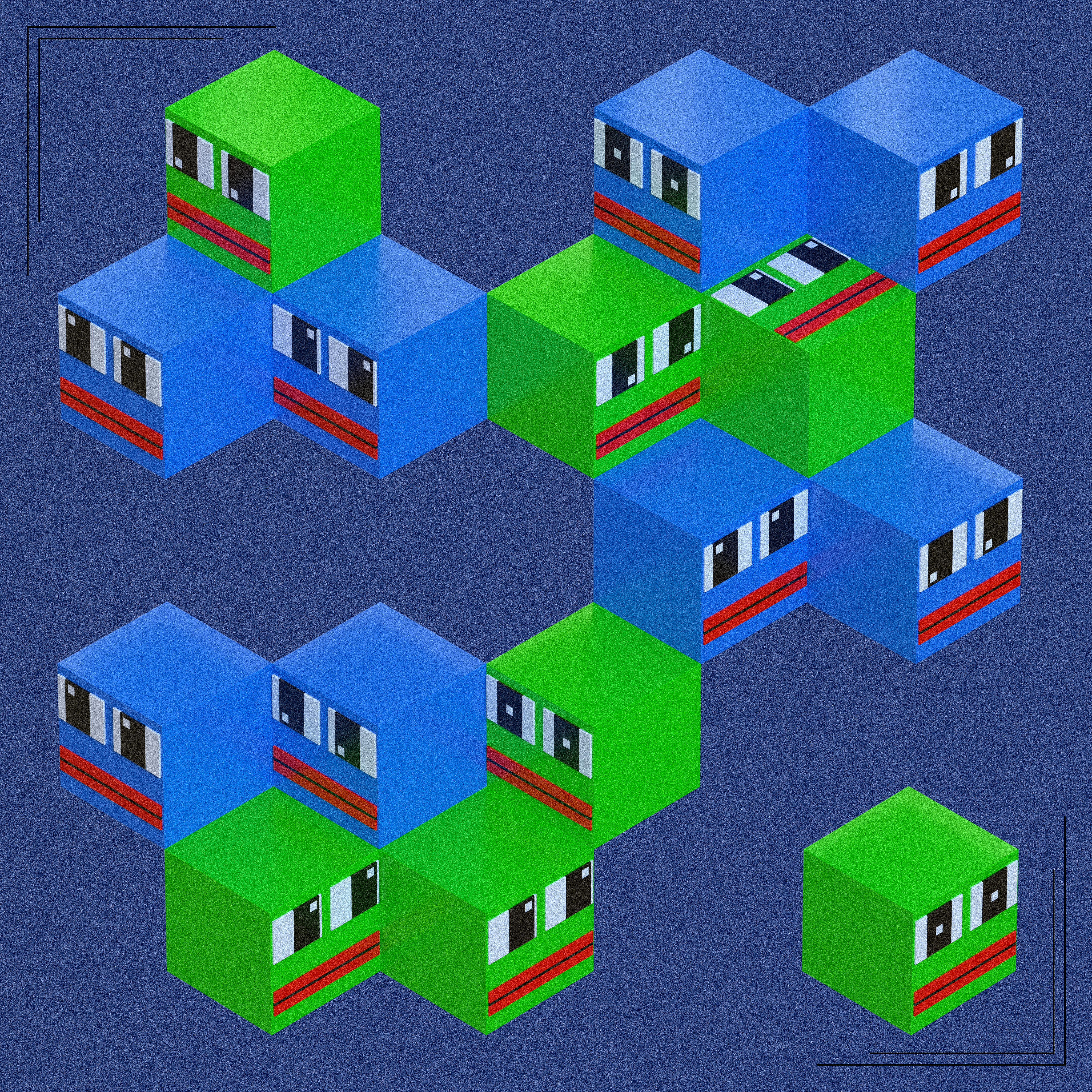 Isometric Pepe #14
