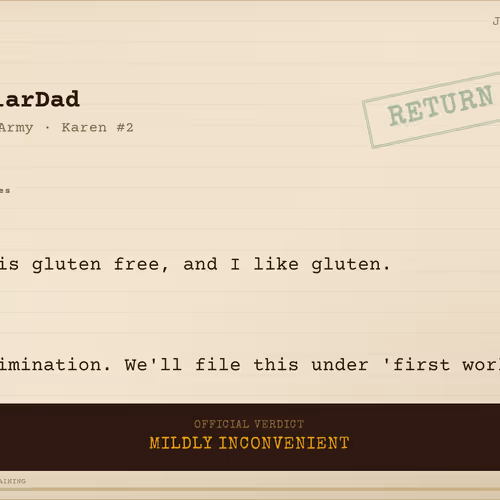 Complaint #060
