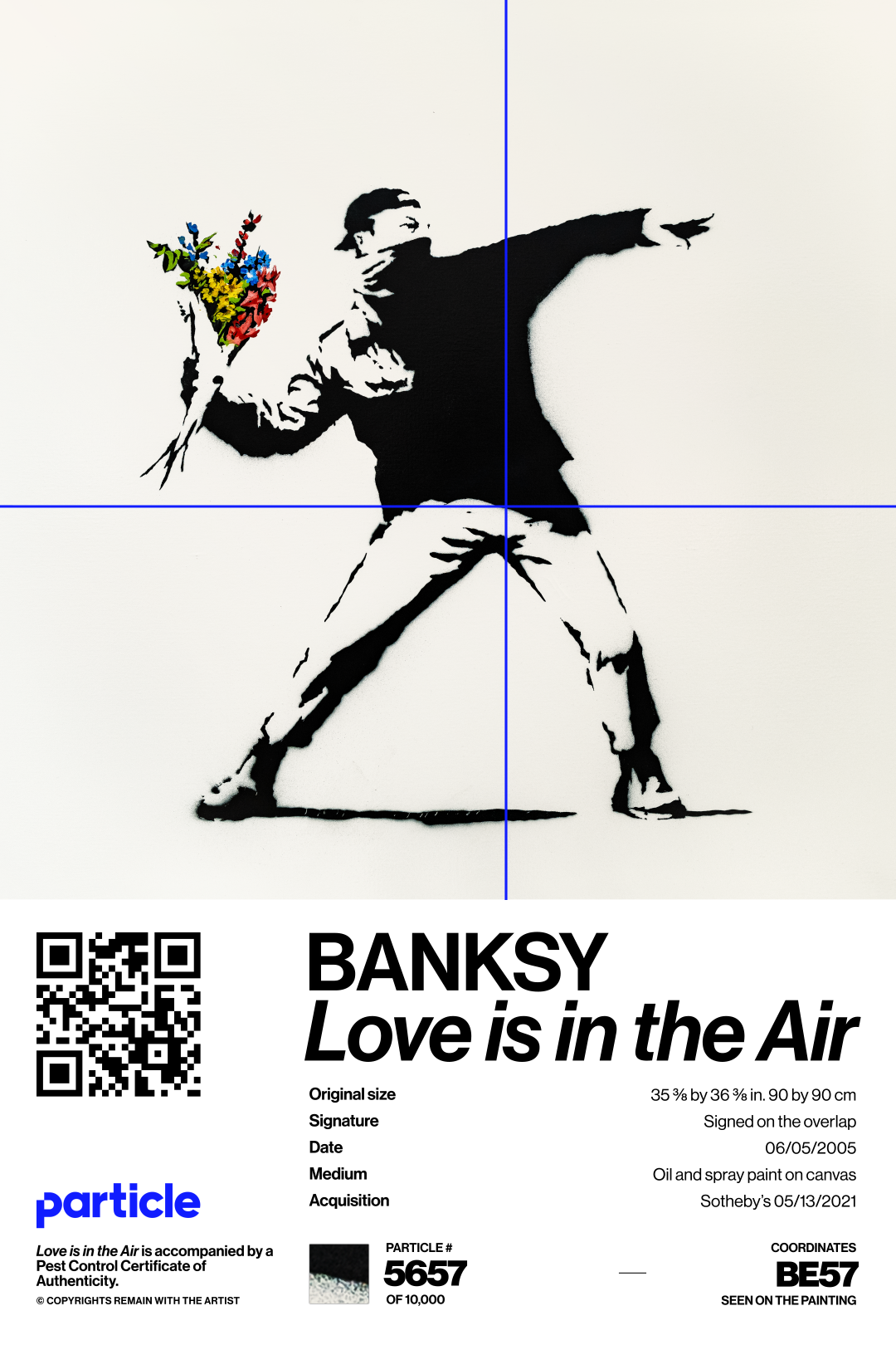 Banksy | Love Is In The Air #5657