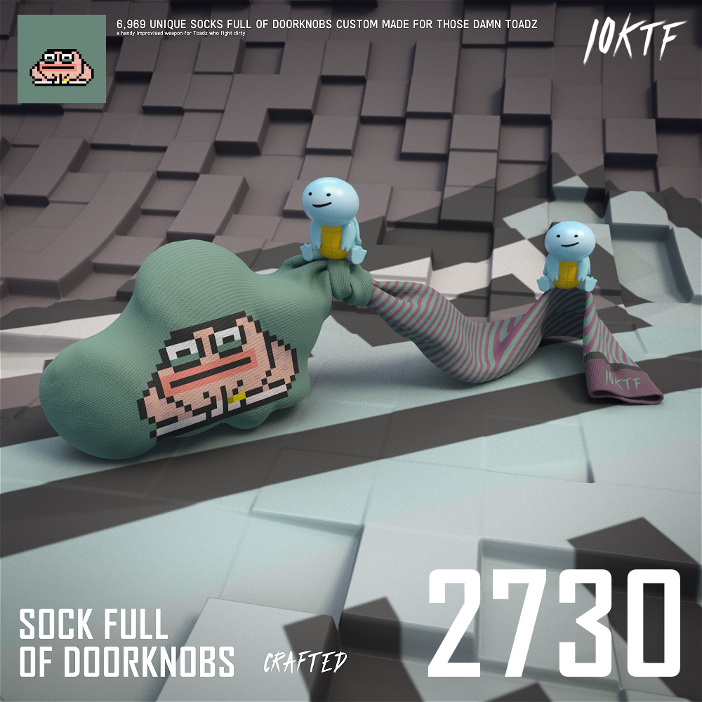 Toadz Sock Full of Doorknobs #2730