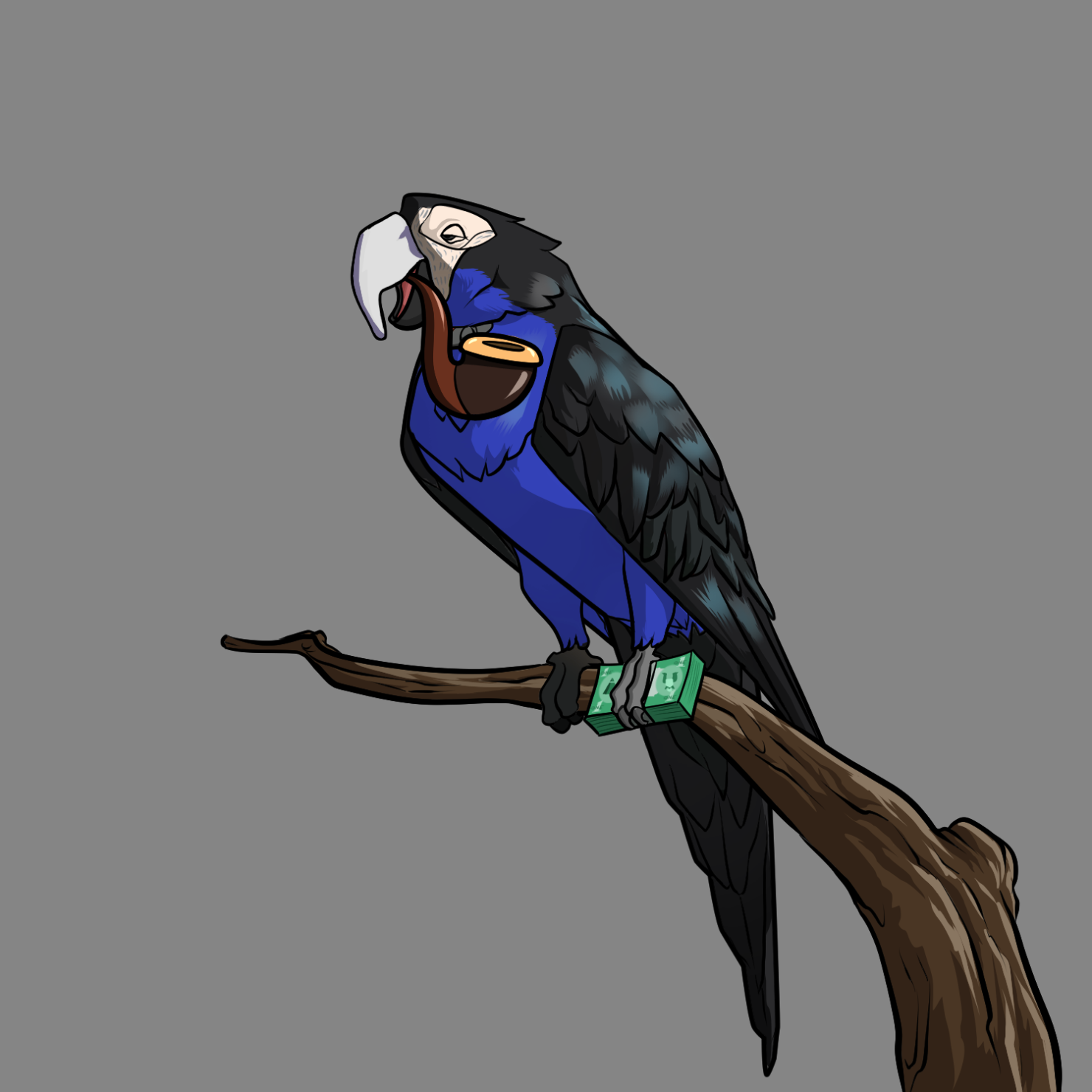 Proper Parrot Tree Club #9541