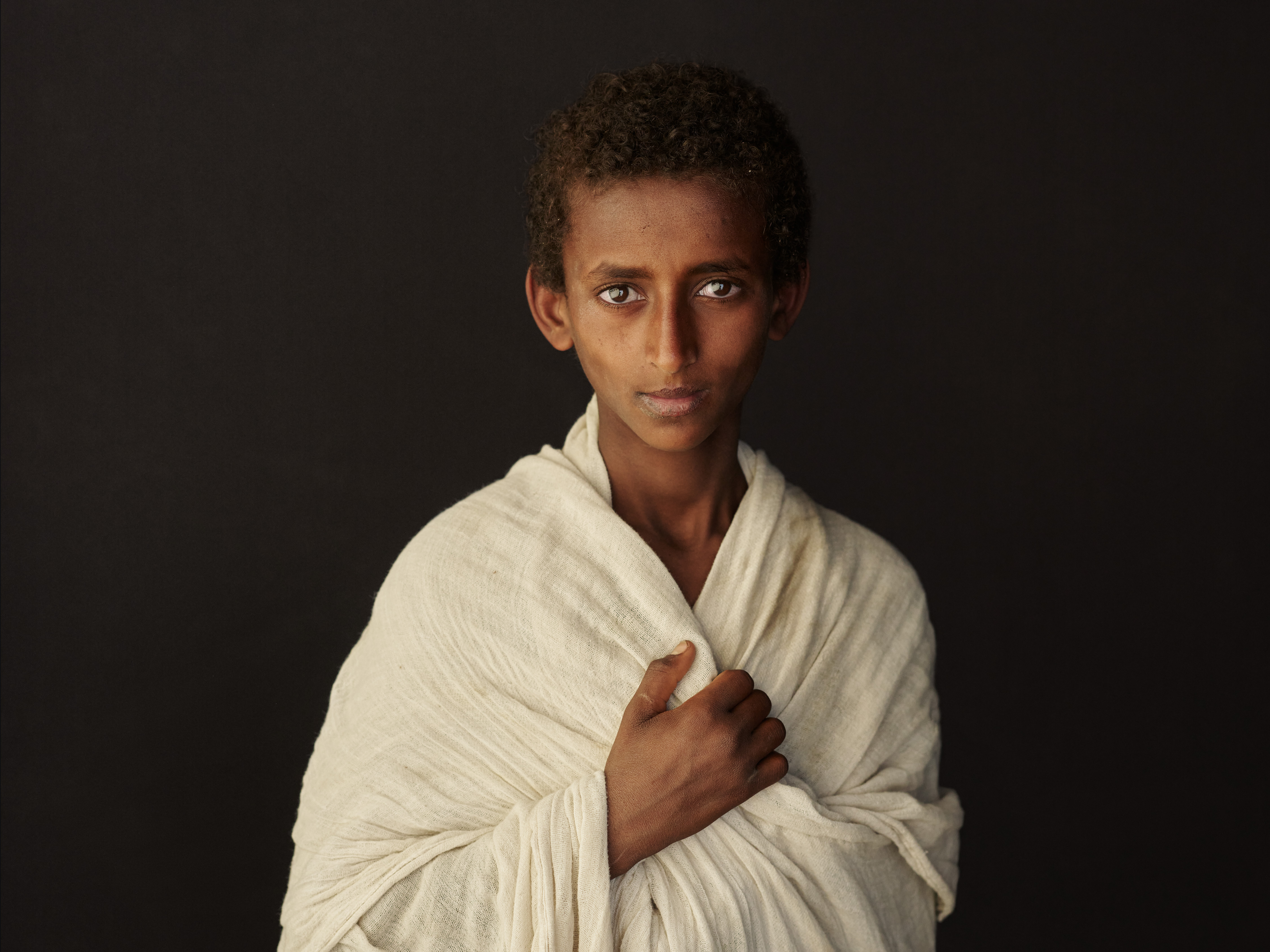 Ethiopia - Portraits - Portrait of Eyayhu, a kolo temari 
