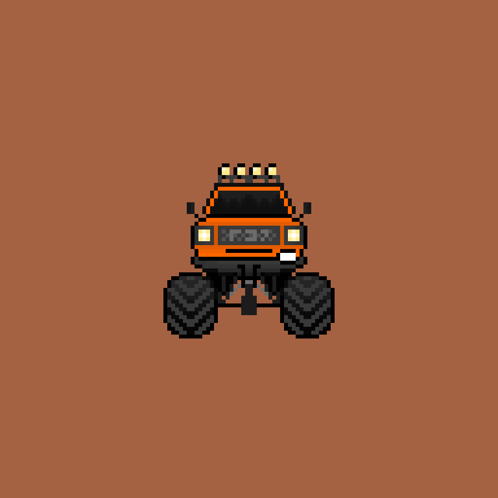 cryptocar #08 THE MONSTER TRUCK