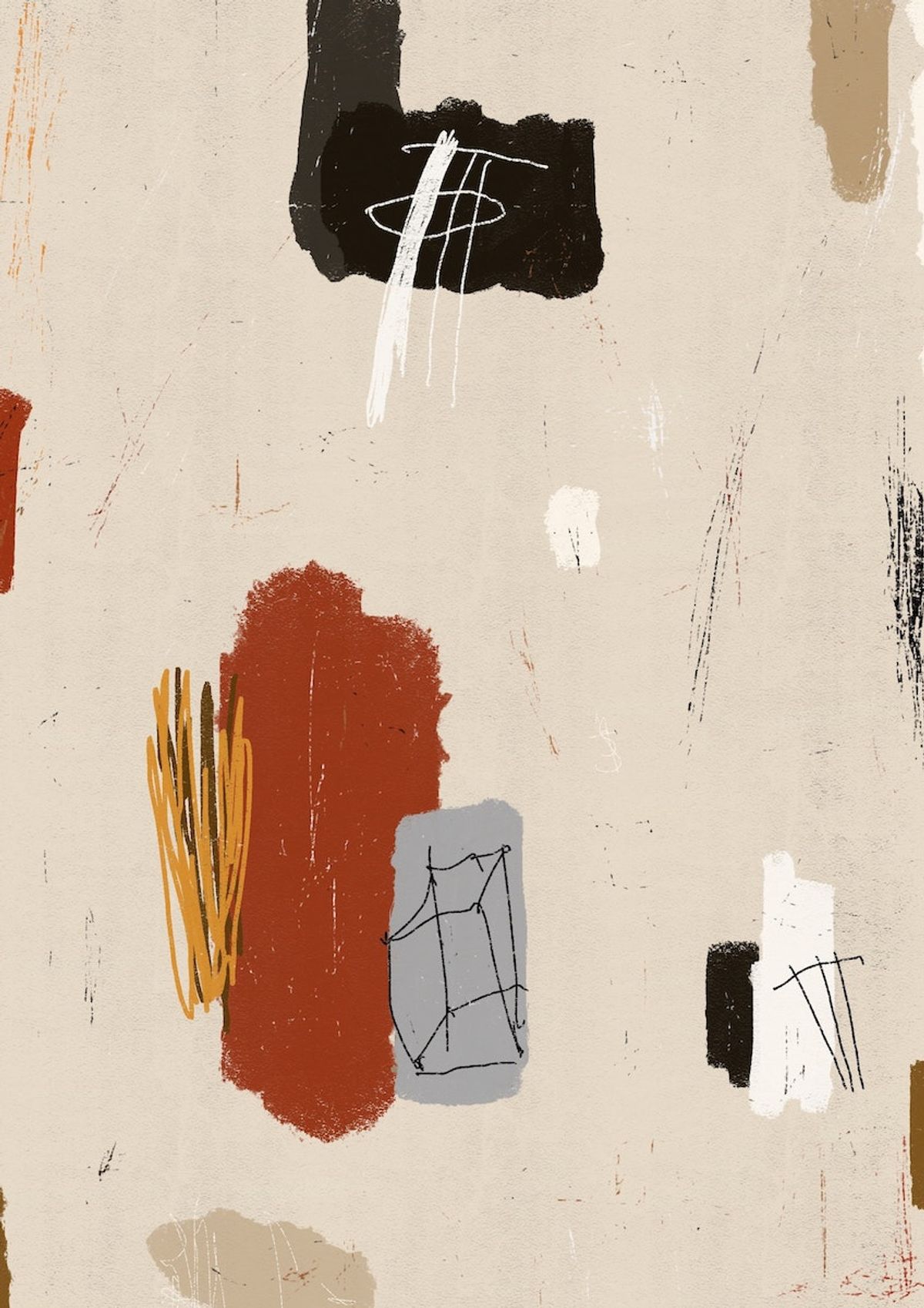 Abstraction on the wall #431