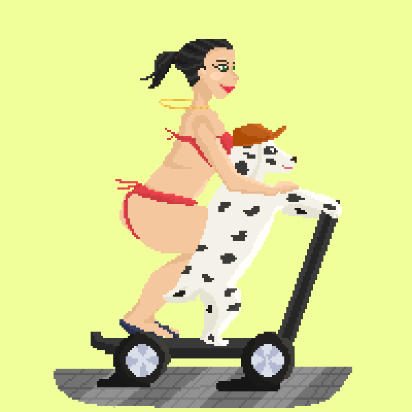 Bad Bitches On A Scooter