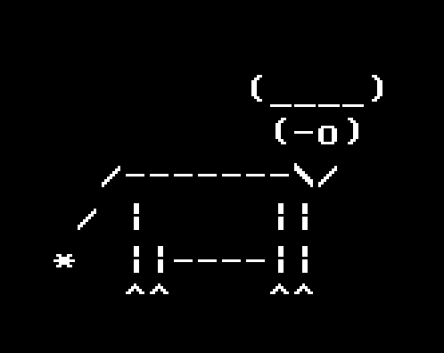ASCII Cow Ariana