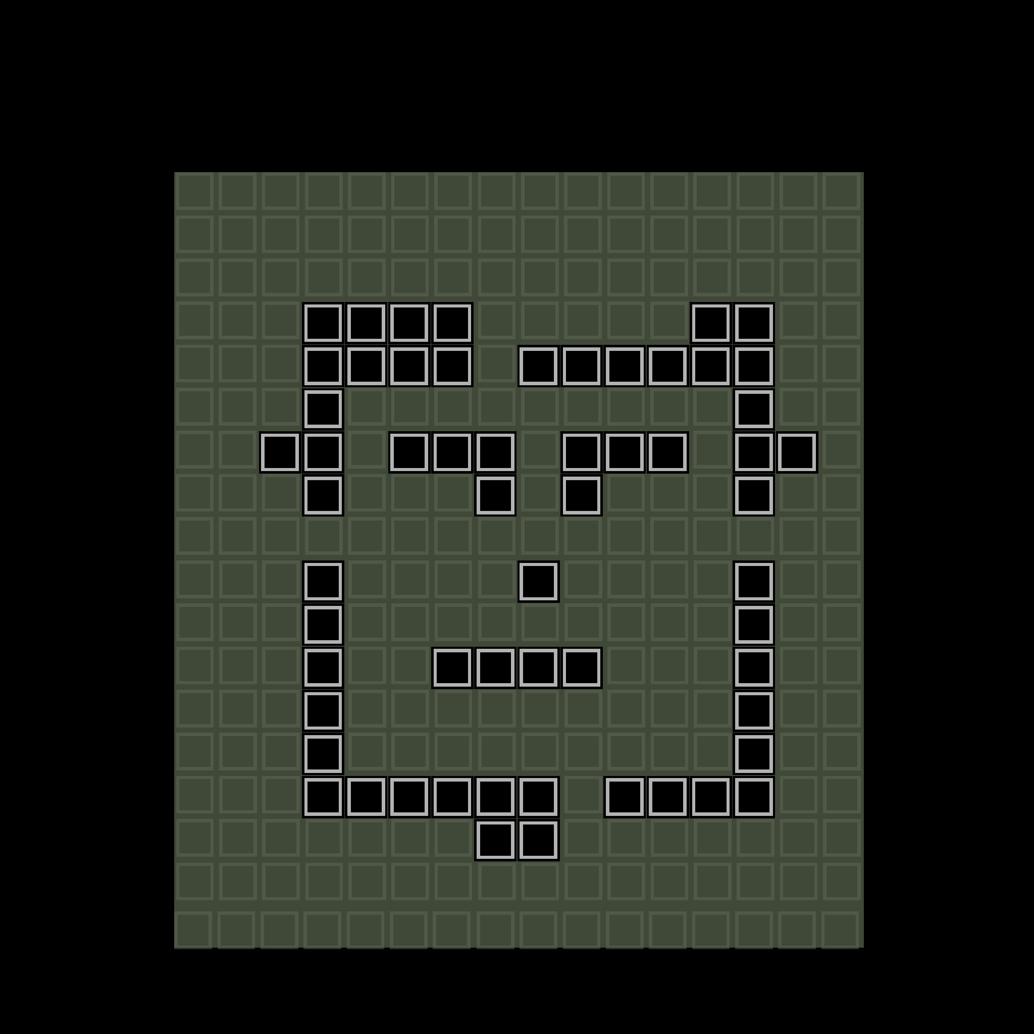 8-bit Block Face #3105