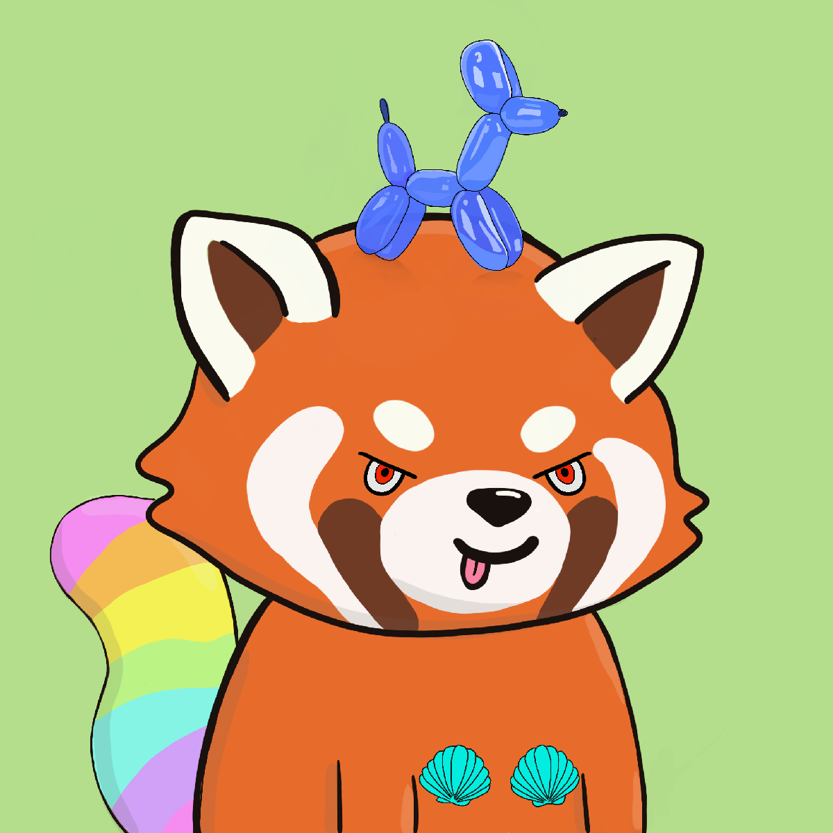 Okay Red Panda #7299