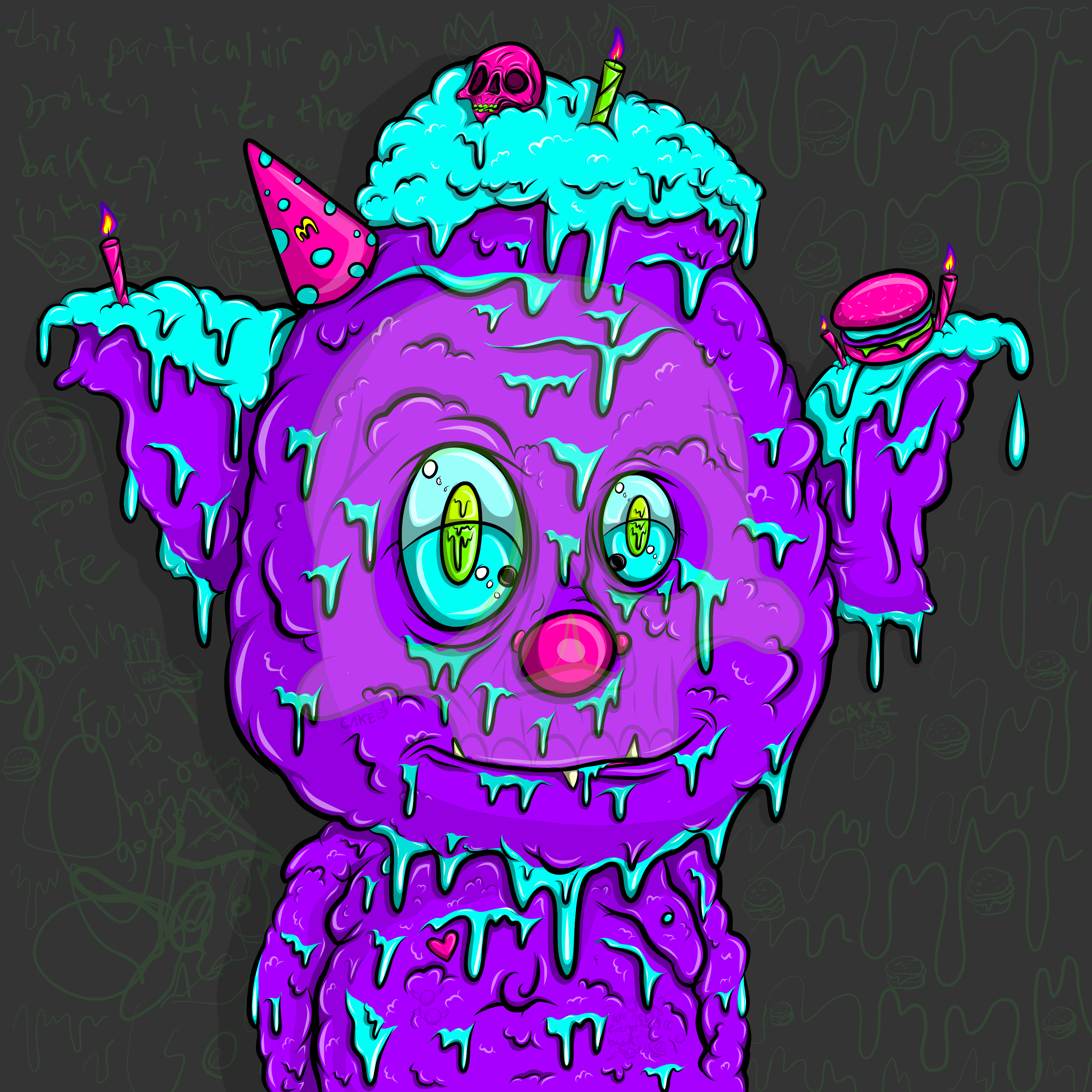 Grape Slushee Caked Goblin