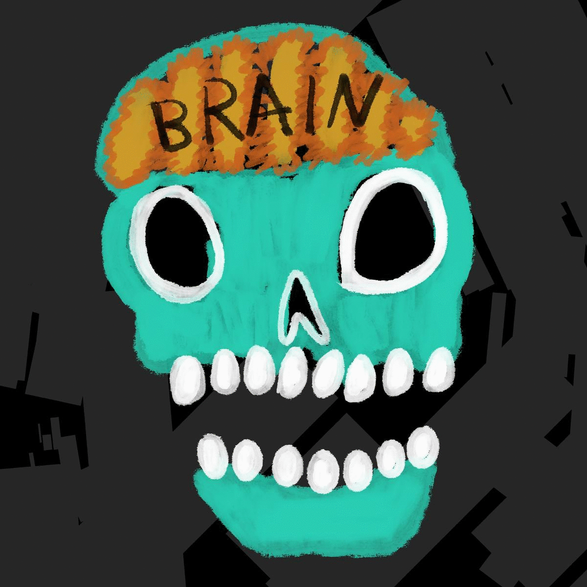 Gangland Skull #309 - by Eddie Gangland