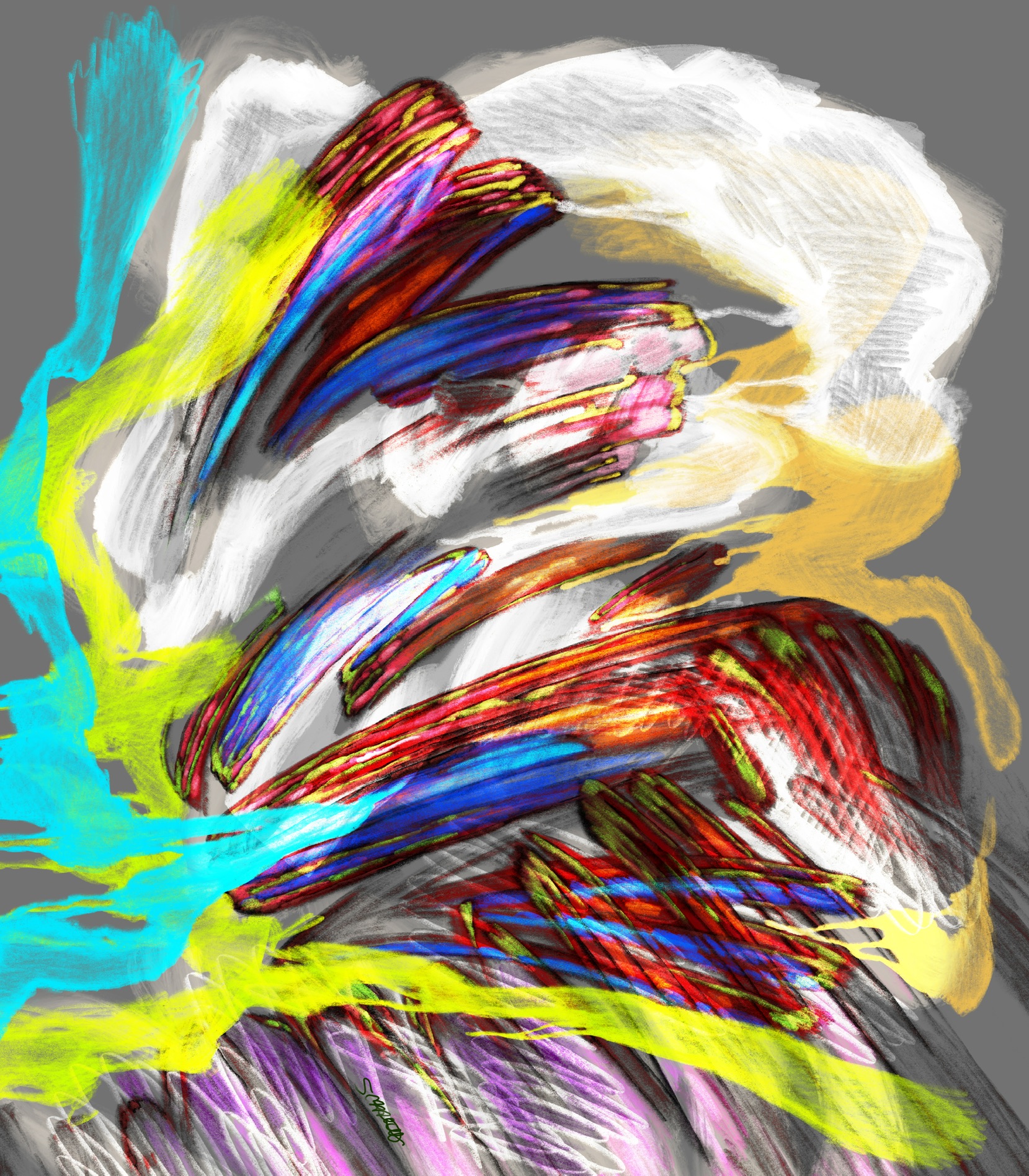 Finished Thoughts of a Painting