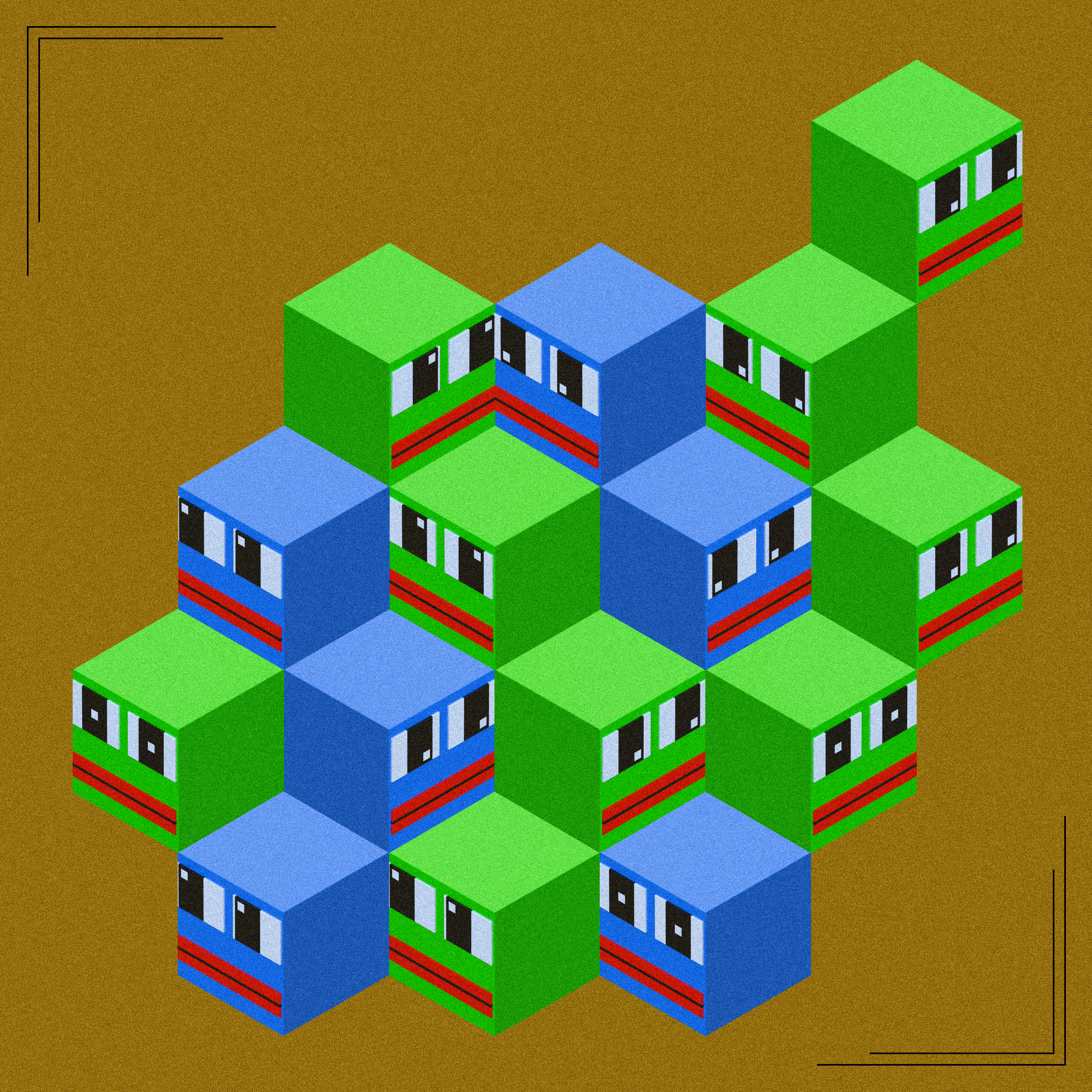Isometric Pepe #43