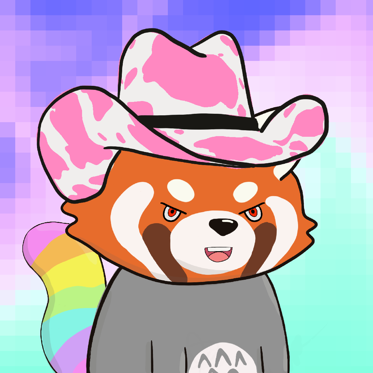 Okay Red Panda #7488