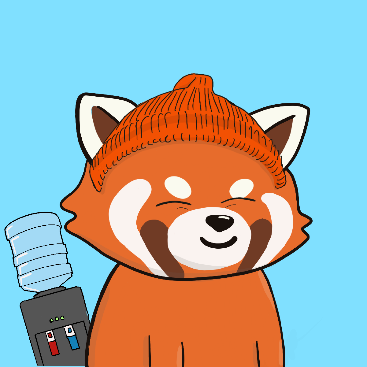 Okay Red Panda #7113