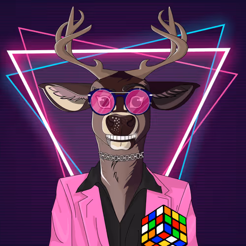Retrowave deer #1763