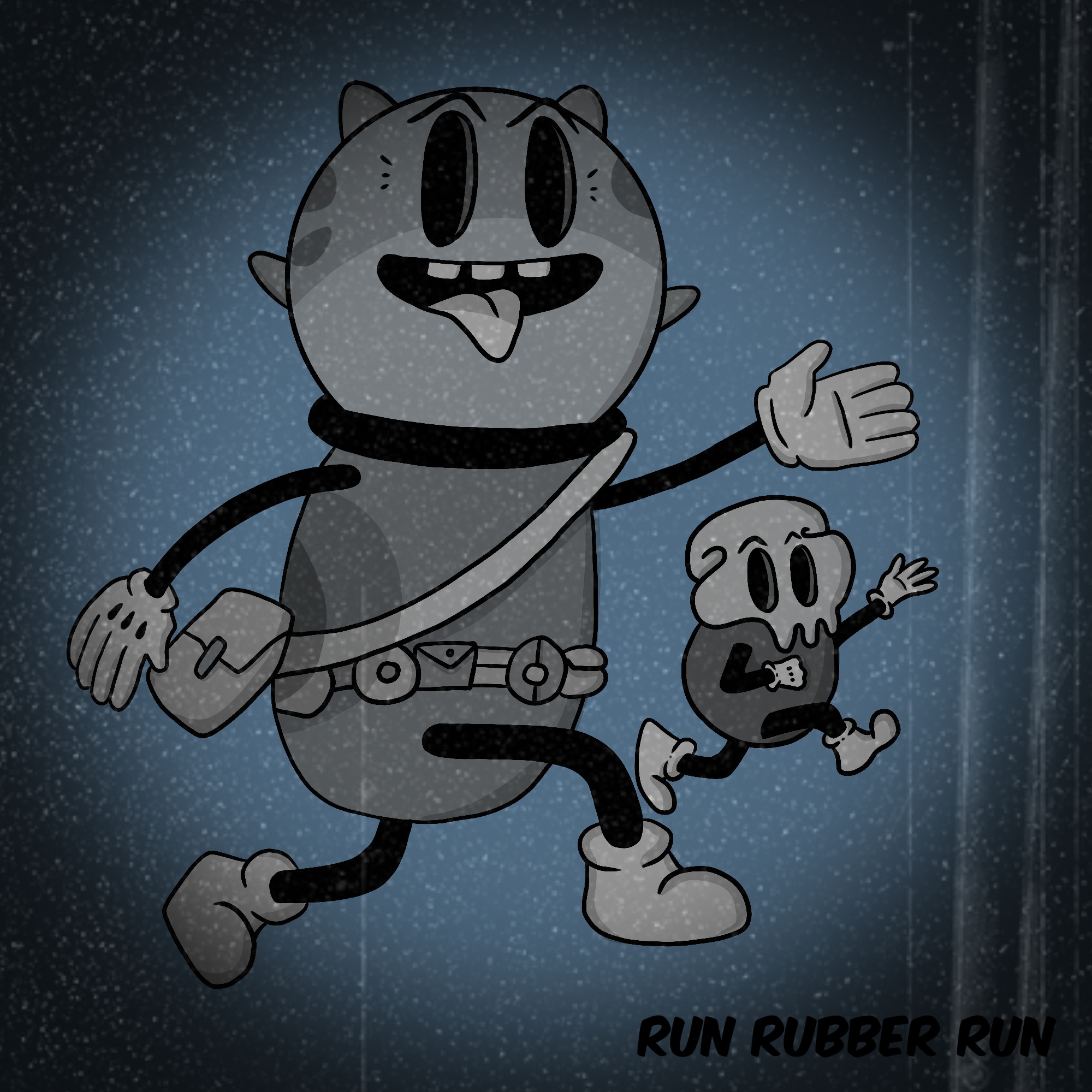 Rubber Bones "Run Rubber Run" x David Horvath