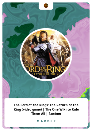 The Lord of the Rings: The Return of the King (video game) | The One Wiki to Rule Them All | Fandom
