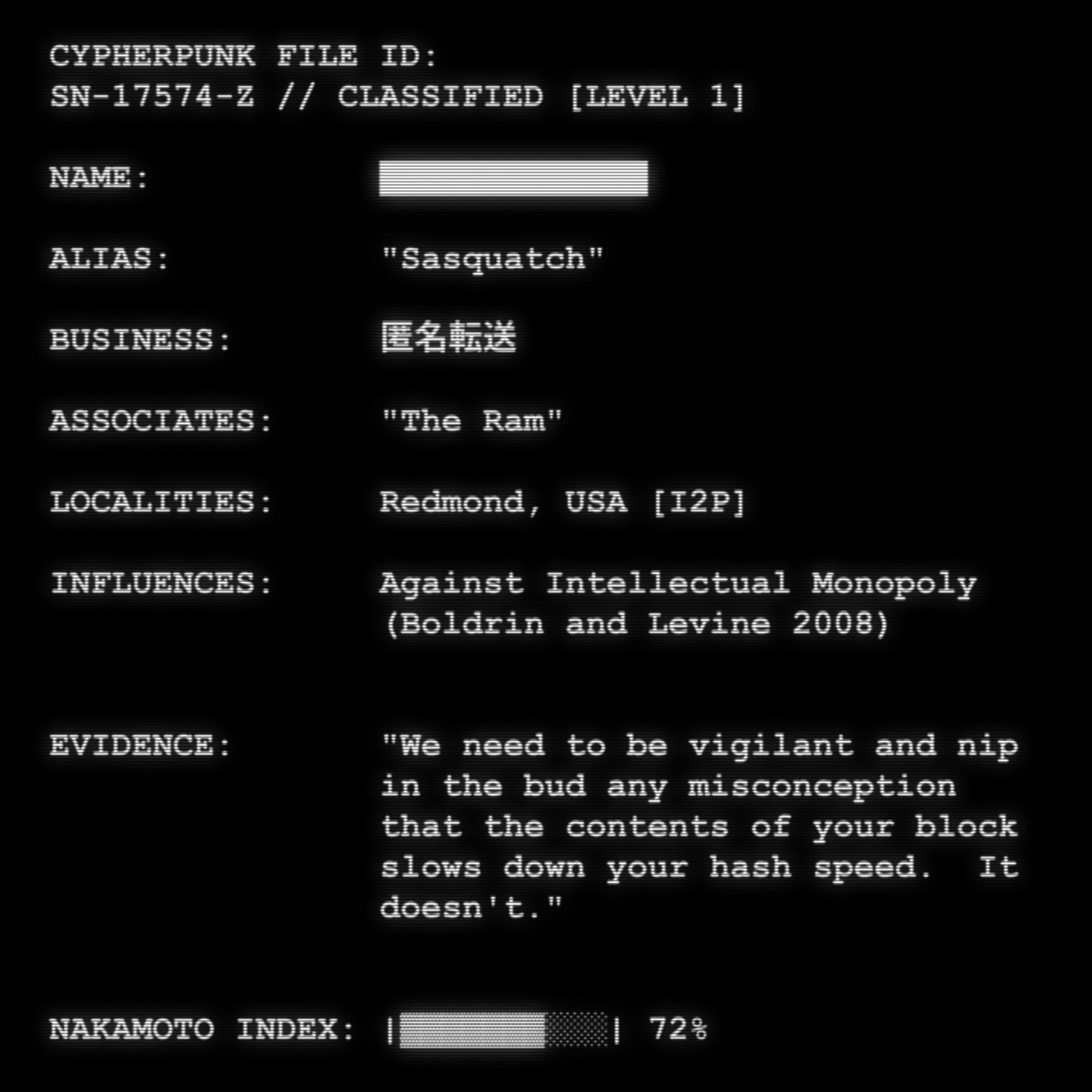 CYPHERPUNK FILES #3104