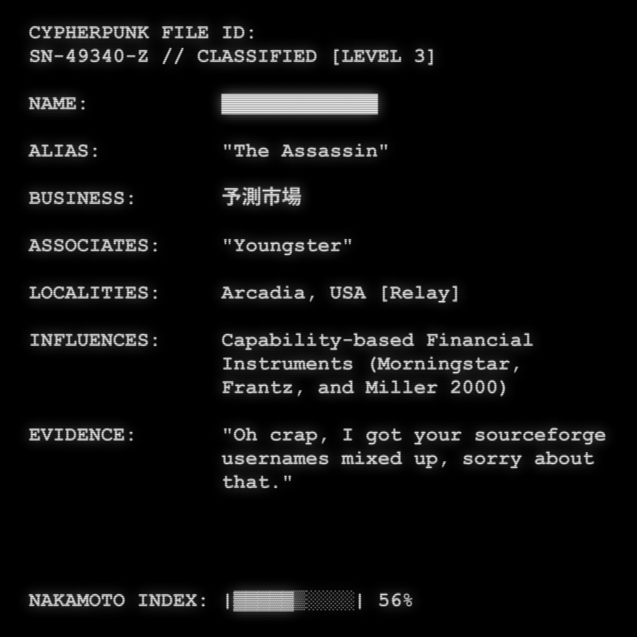 CYPHERPUNK FILES #6998