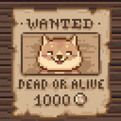 Chonky Shiba - Wanted Poster