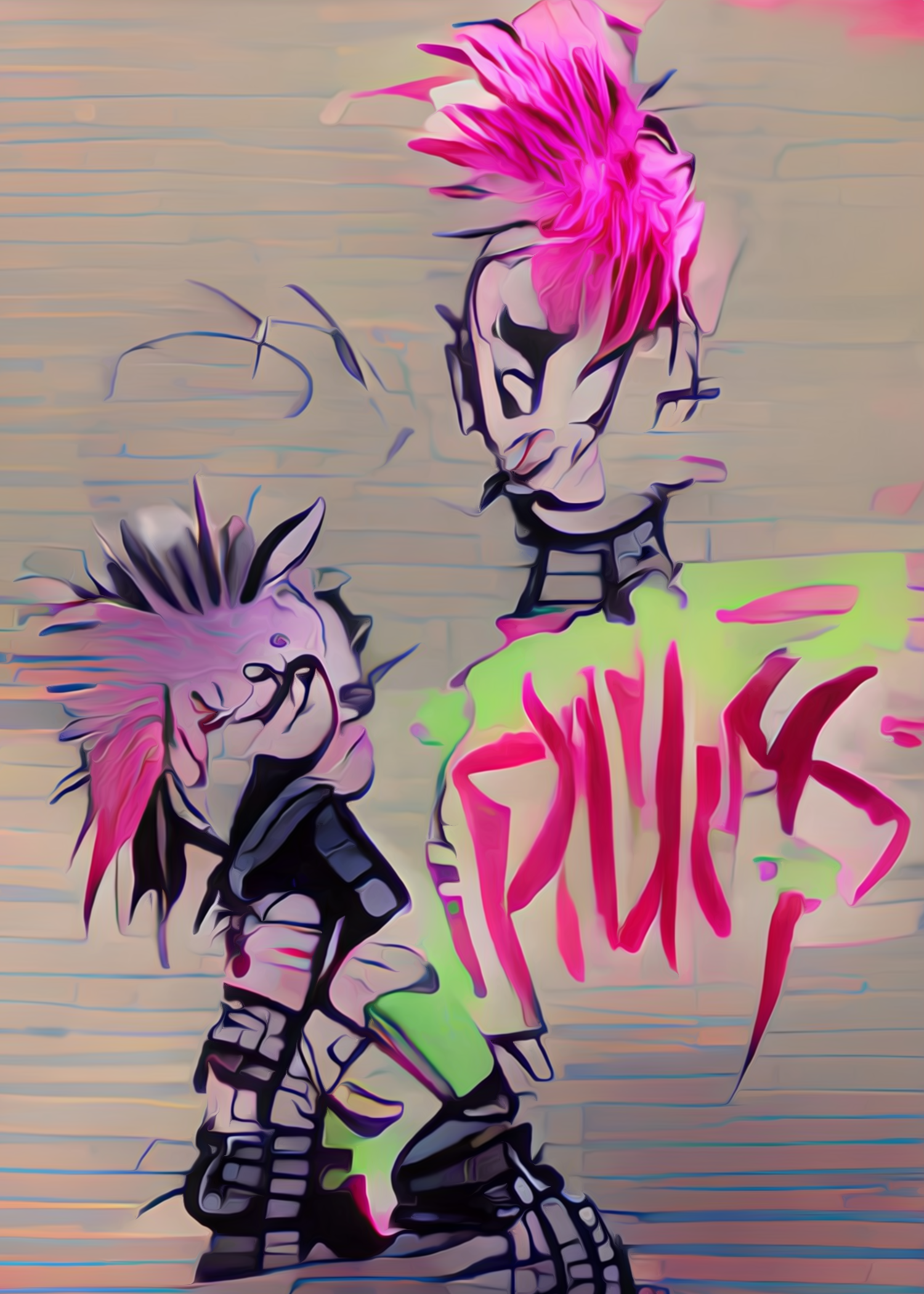 Scribbled Punk #9
