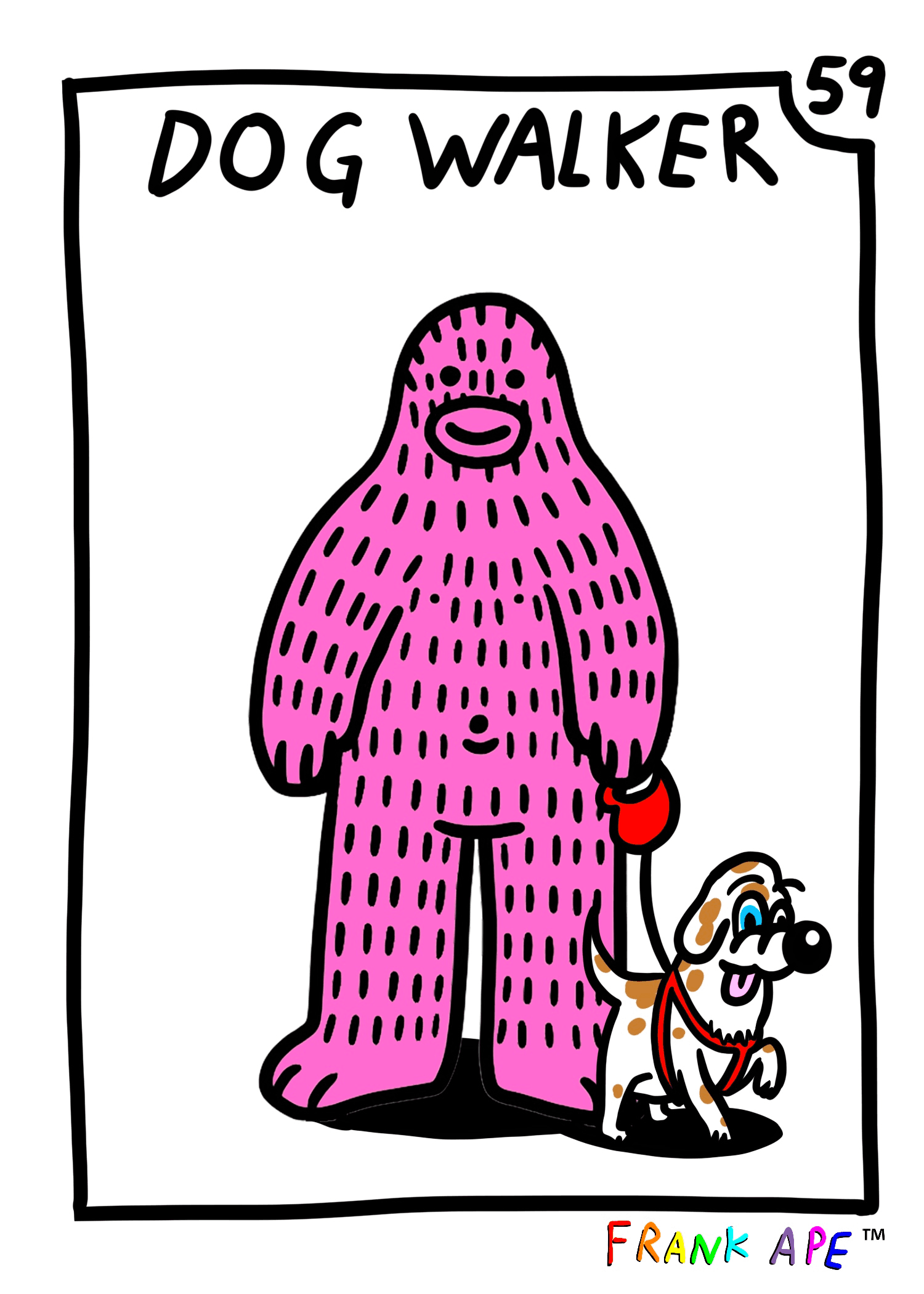 Frank Friends #59 - Dog Walker