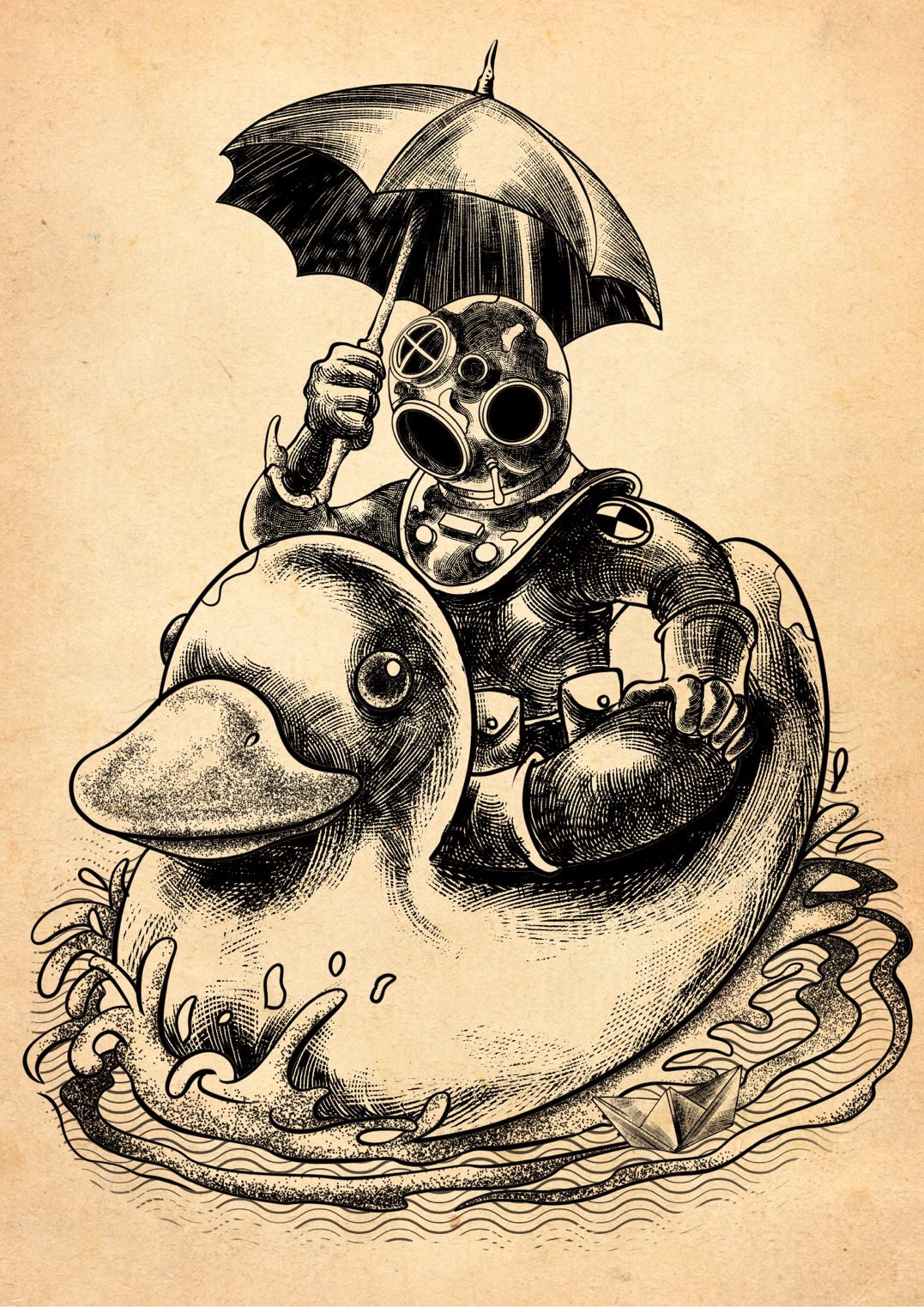 ScubaBoy and Duck #73