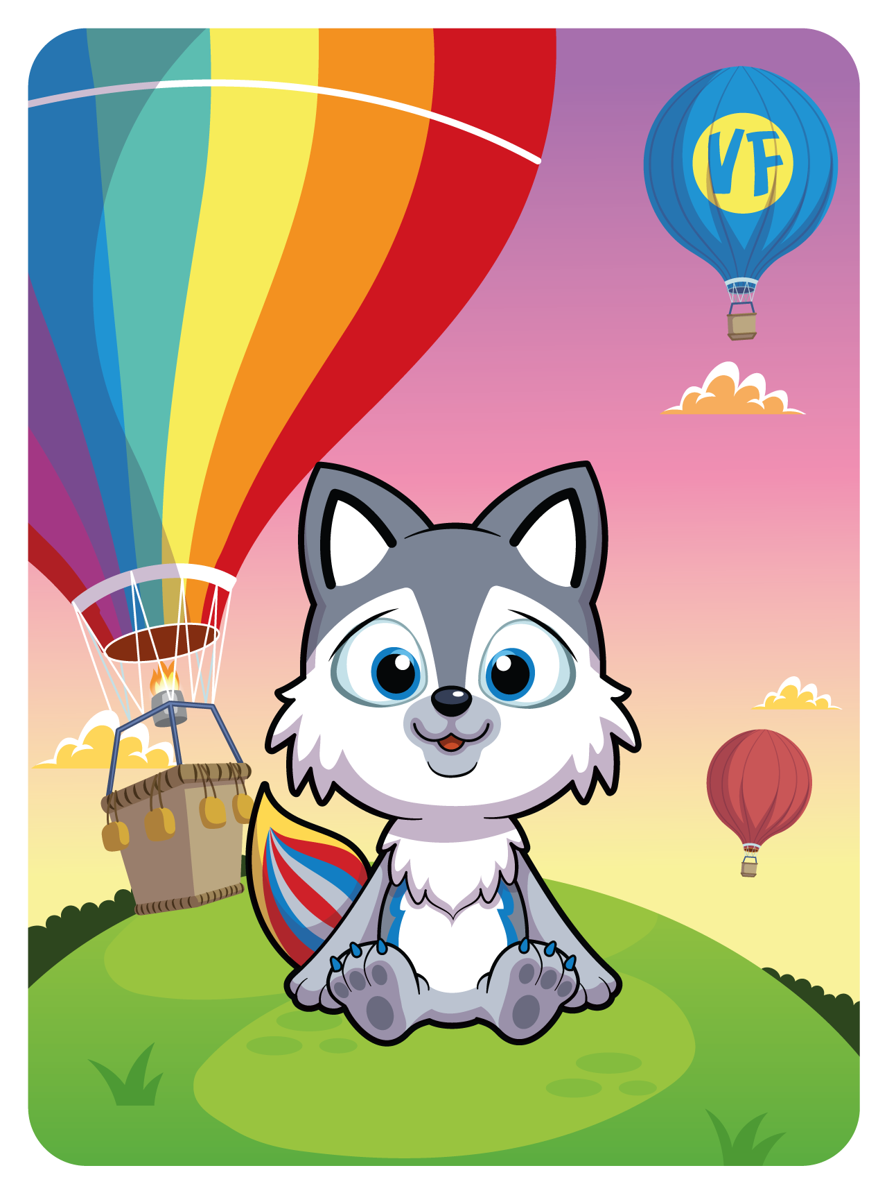 Whimsical Wolf #53367