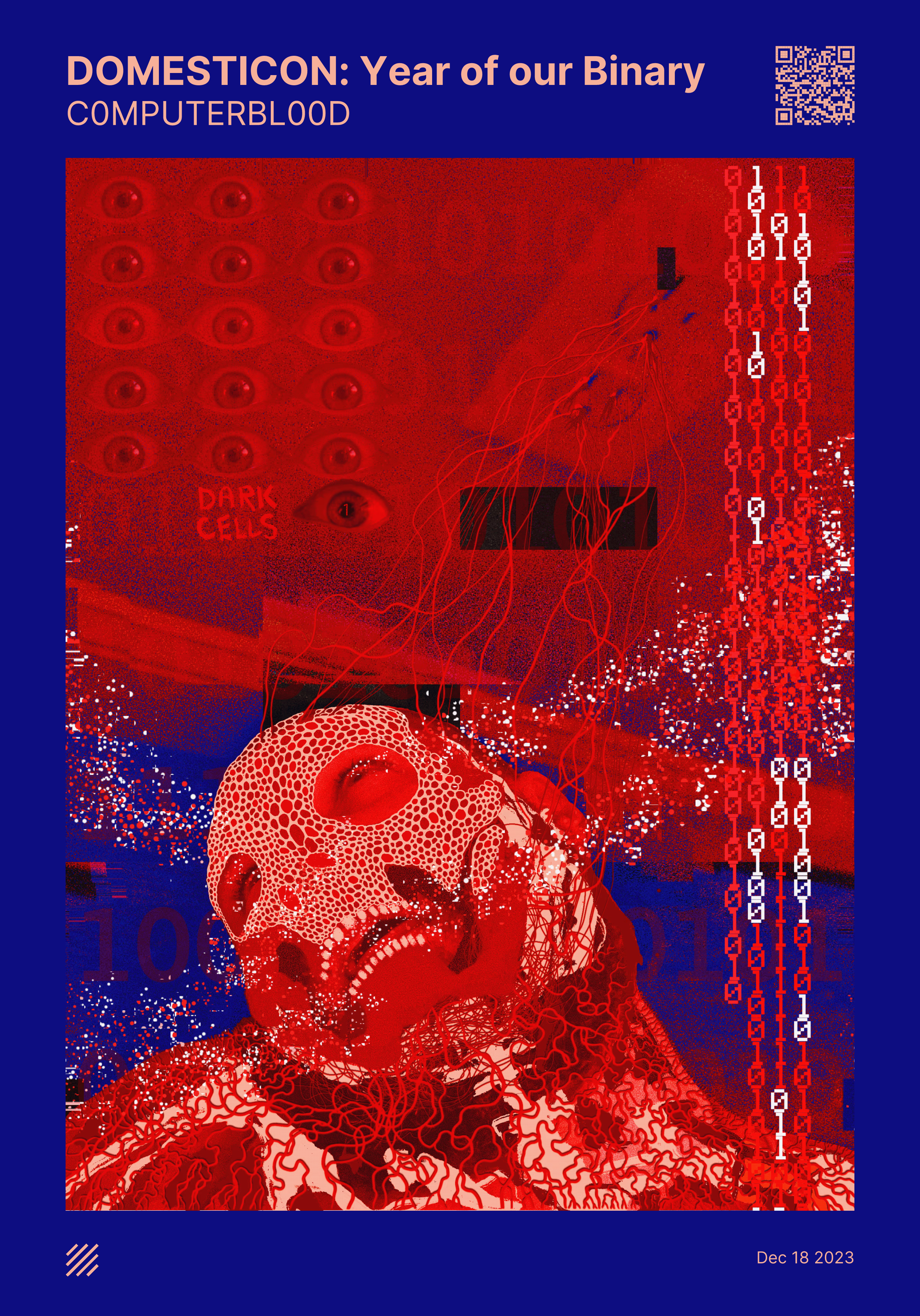 C0MPUTER BL00D DOMESTICON: Year of our Binary v.001 (Self Portrait) by C0MPUTERBL00D
