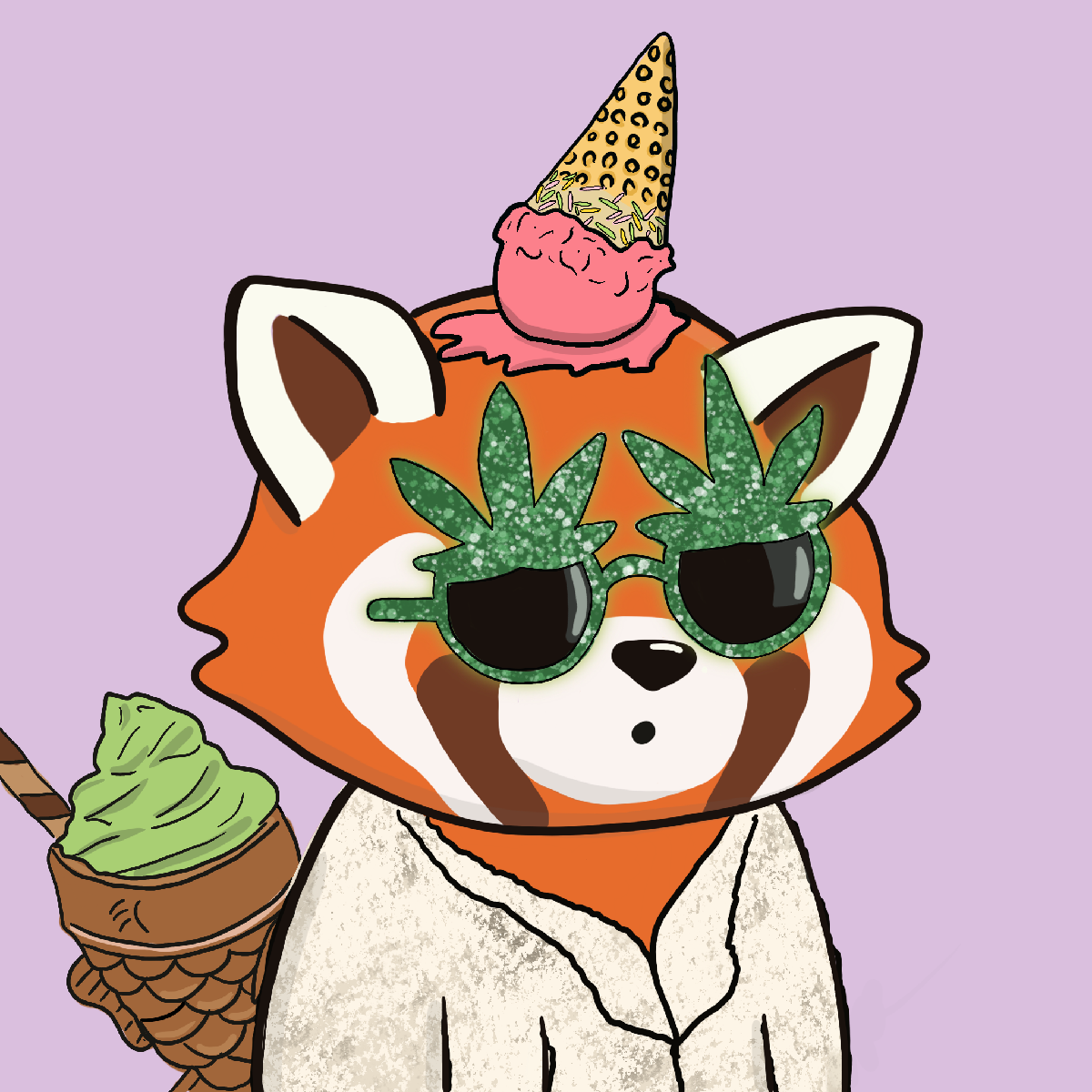 Okay Red Panda #7474