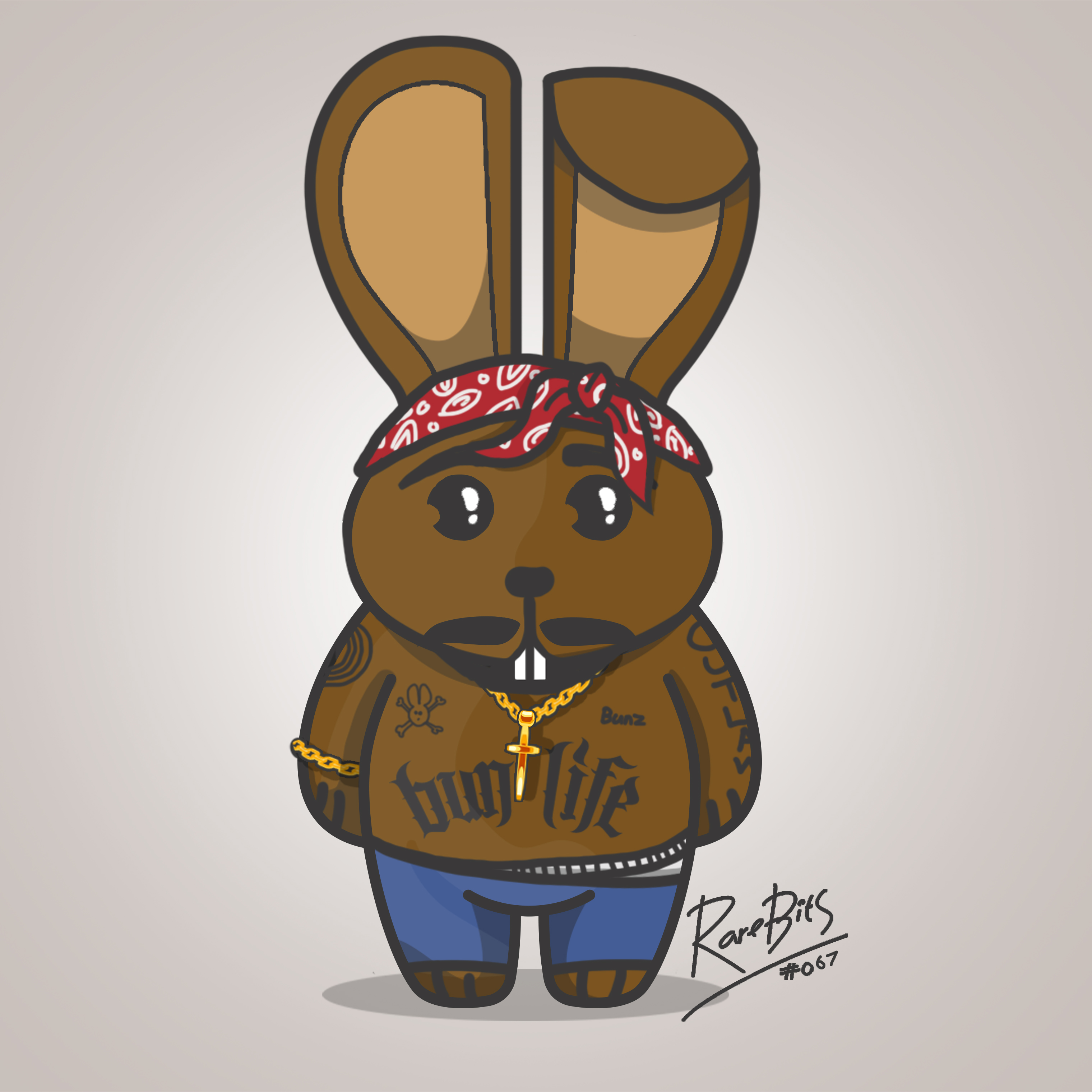 Rarebit #067 - Bun Life Shakur Bunny
