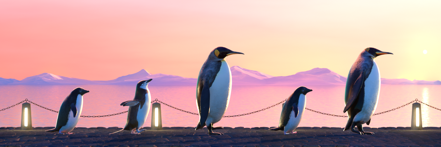 Five Penguins #2969