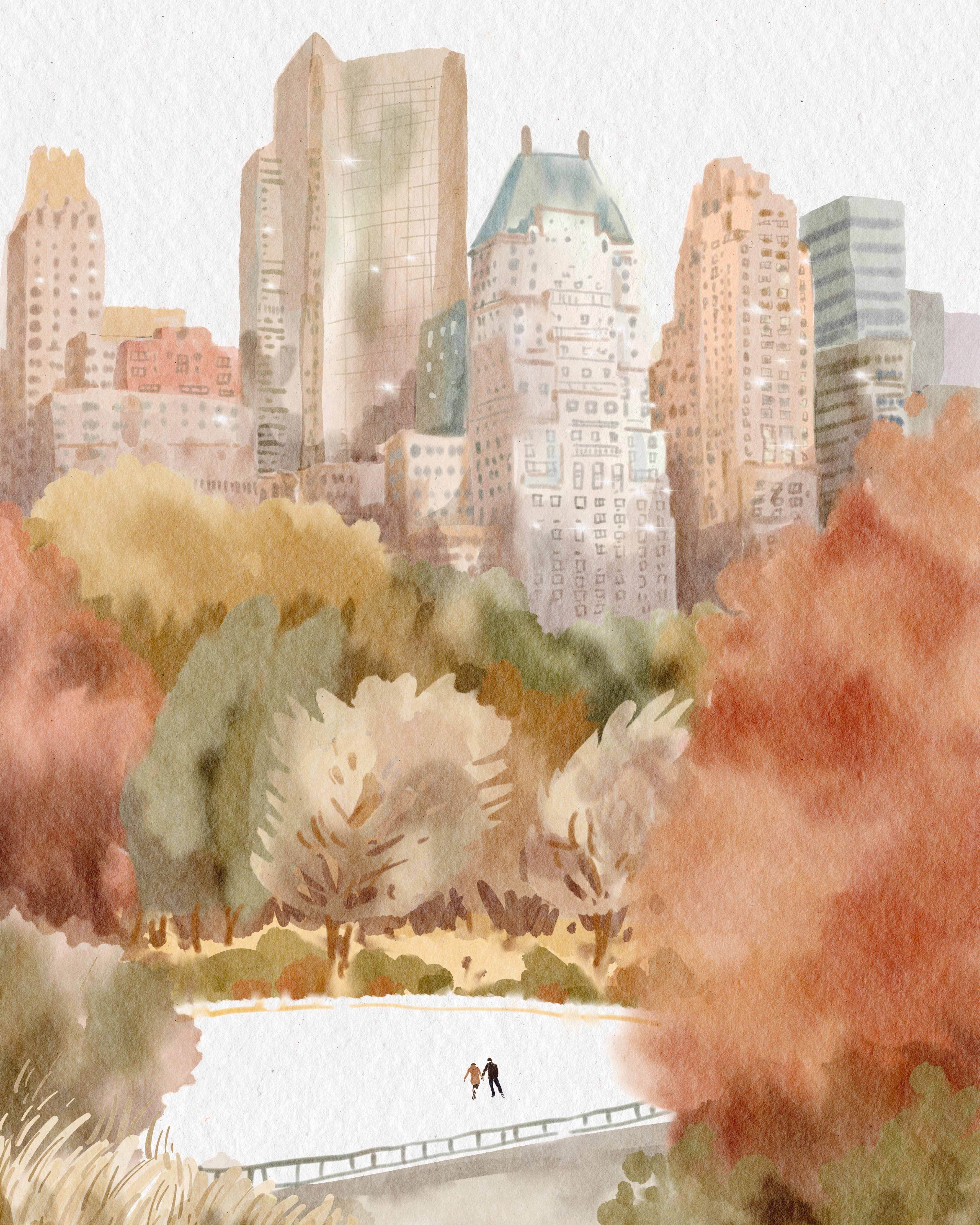 Love story in Central Park