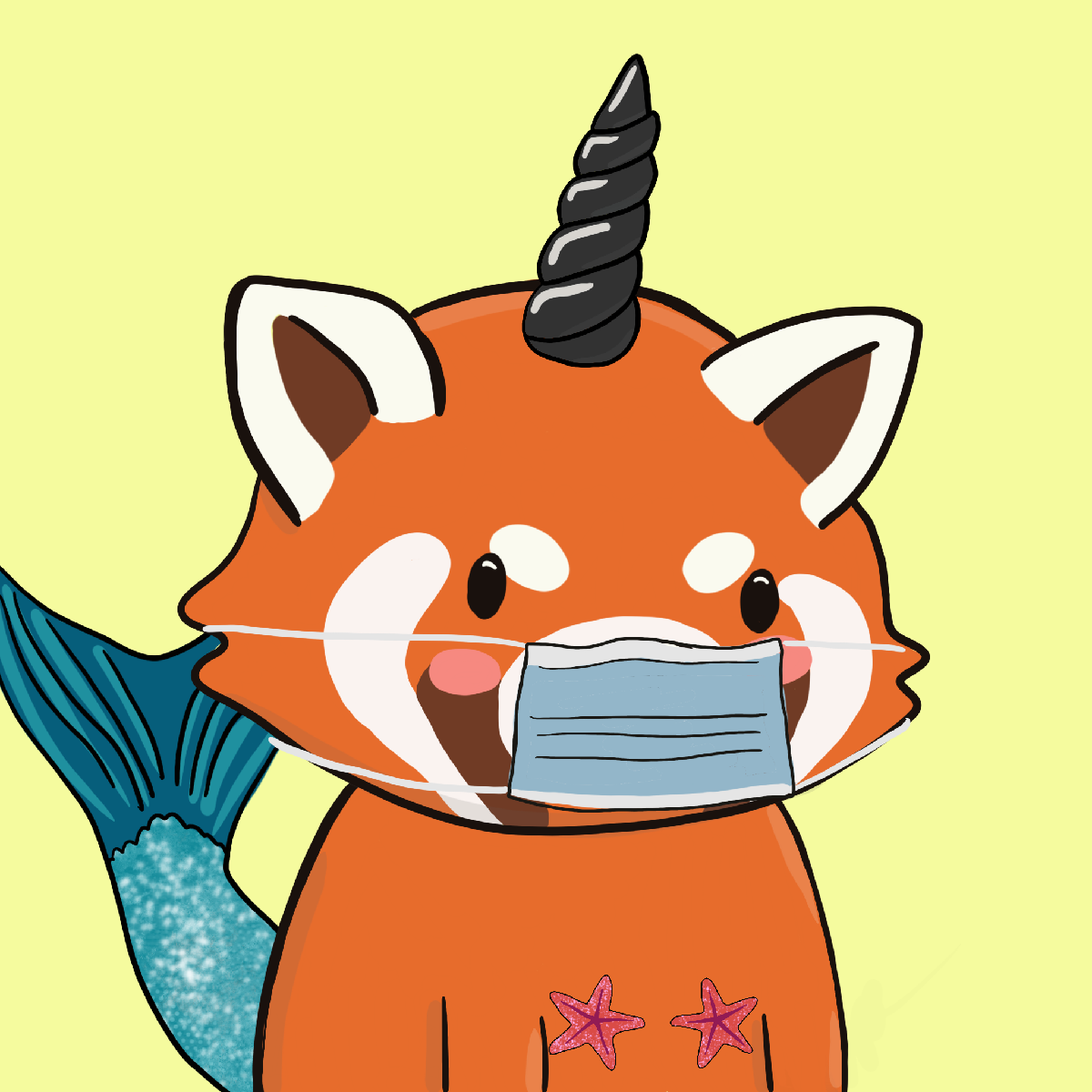 Okay Red Panda #7326