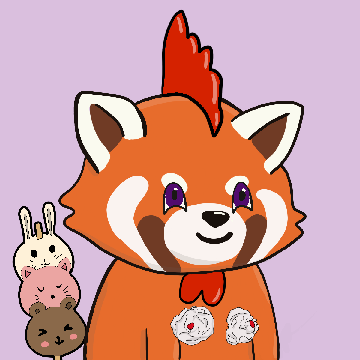 Okay Red Panda #7277