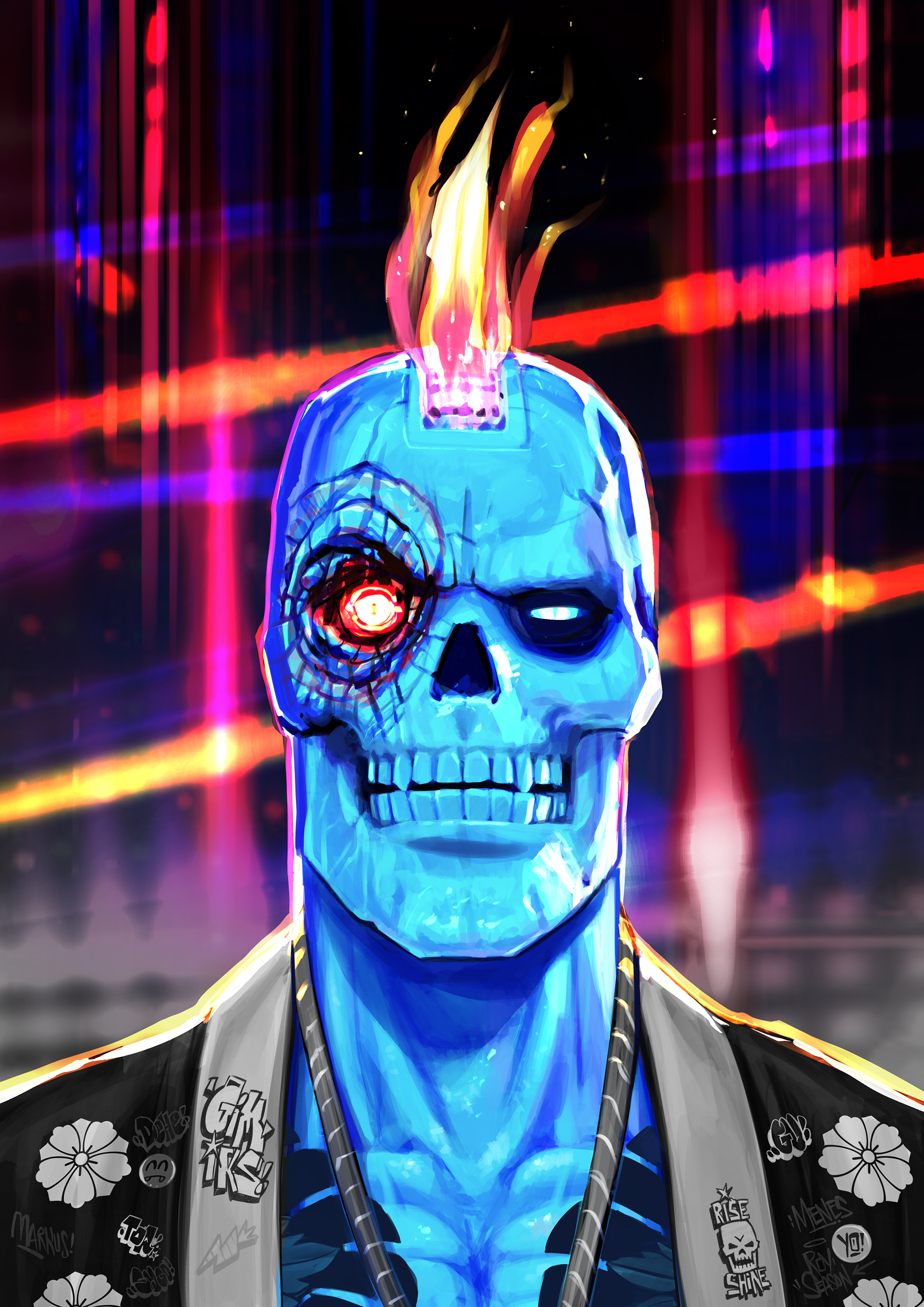 BORN UNDEAD EDITIONS by GIMIKS BORN | V1.2: TANAKA ROYAMA, The BLUE DEVIL