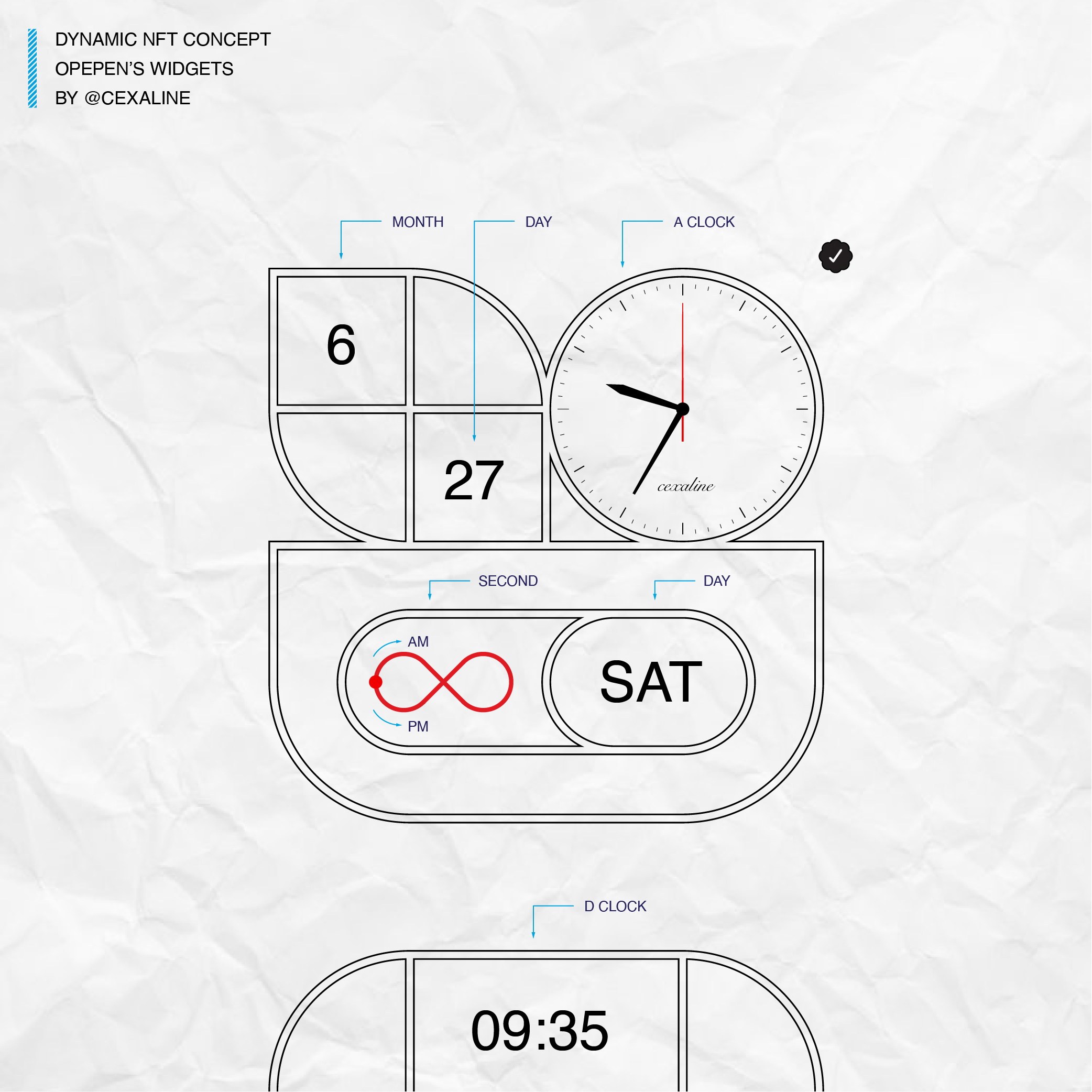 Opepen Timepiece