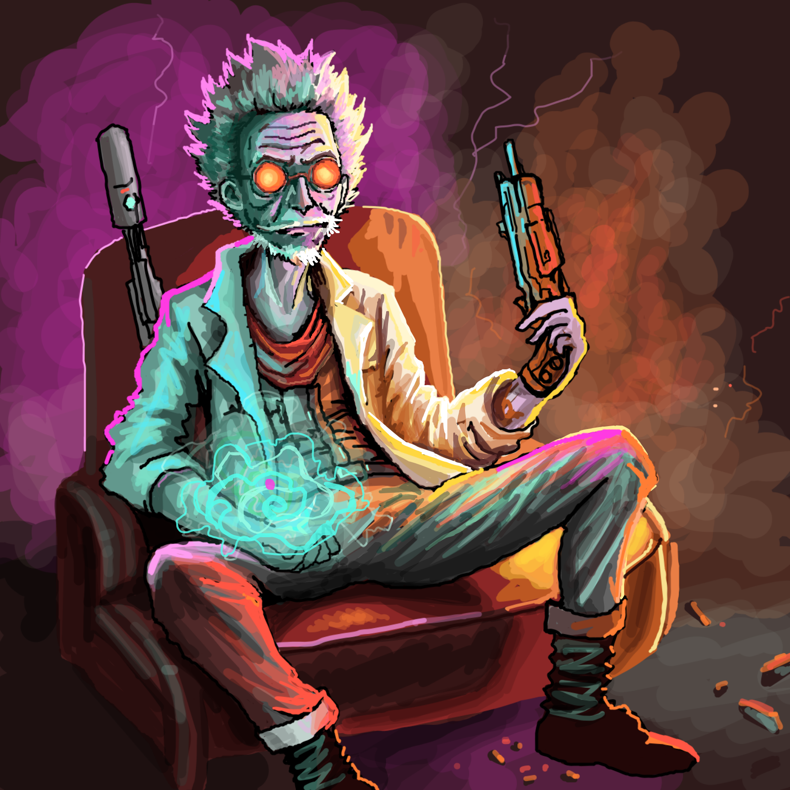 Badass Rick  – Art Gobbler Page 4100