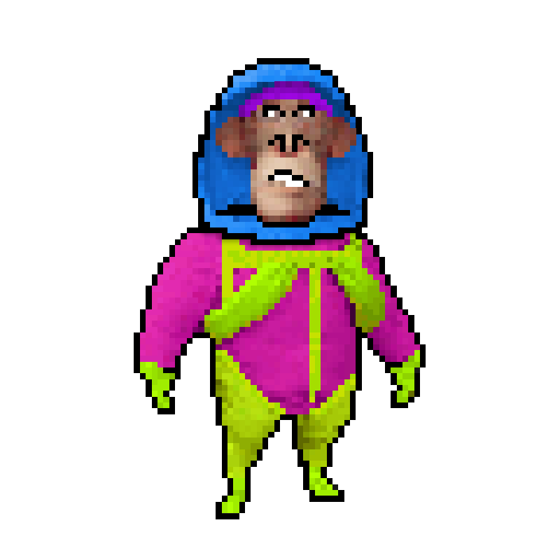 Pixel Radioactive Ape #234
