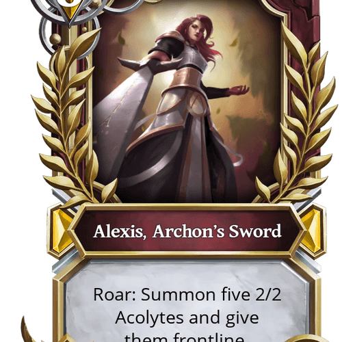 Alexis, Archon's Sword ID #6996877