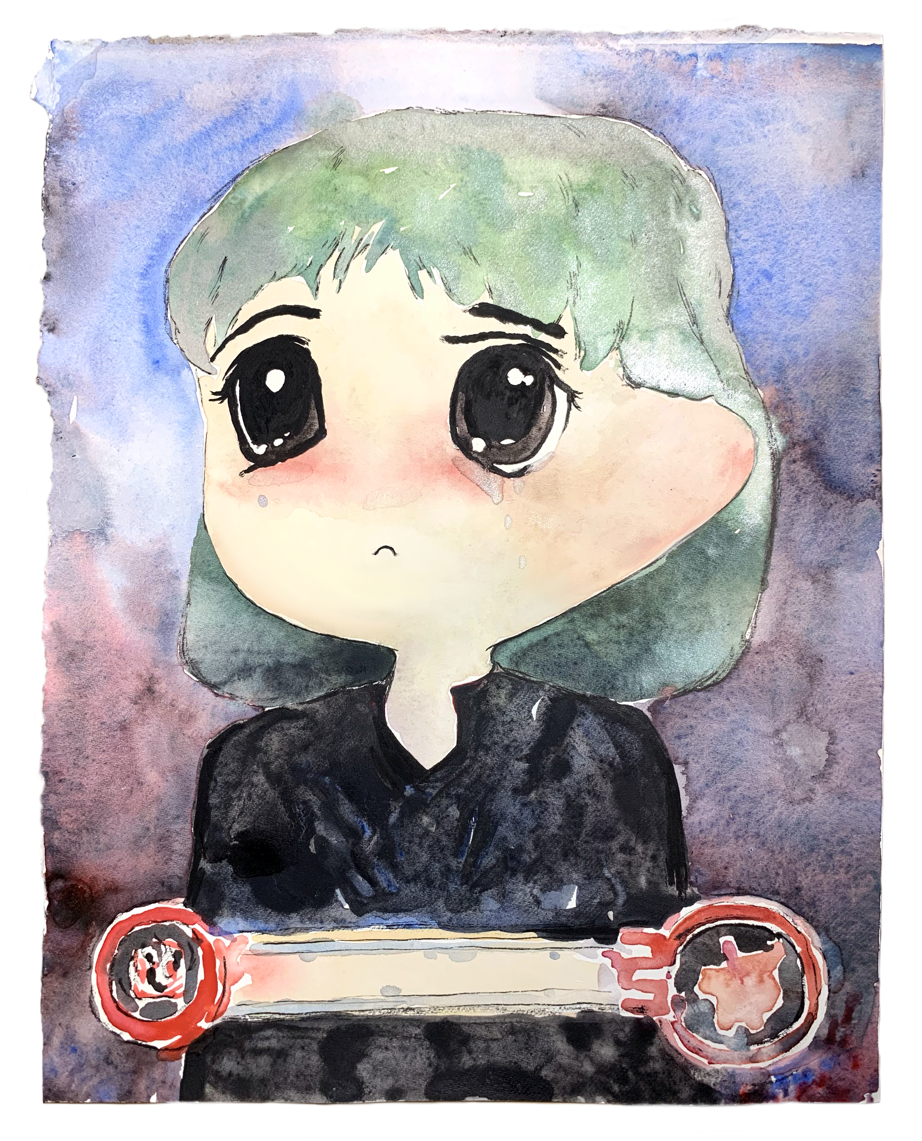 watercolor milady