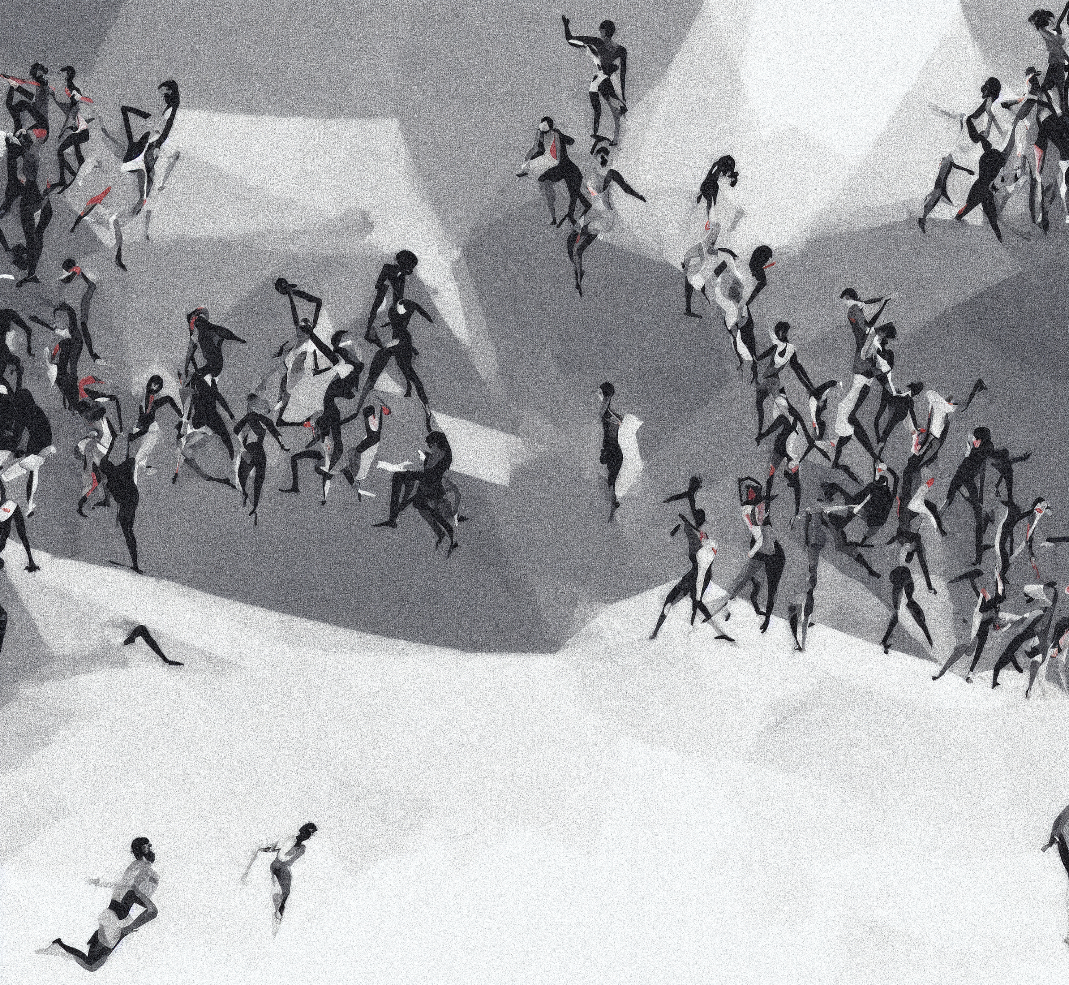 a dance of human love as seen by the curious machine in five parts, i