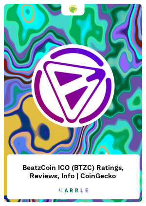 BeatzCoin ICO (BTZC) Ratings, Reviews, Info | CoinGecko