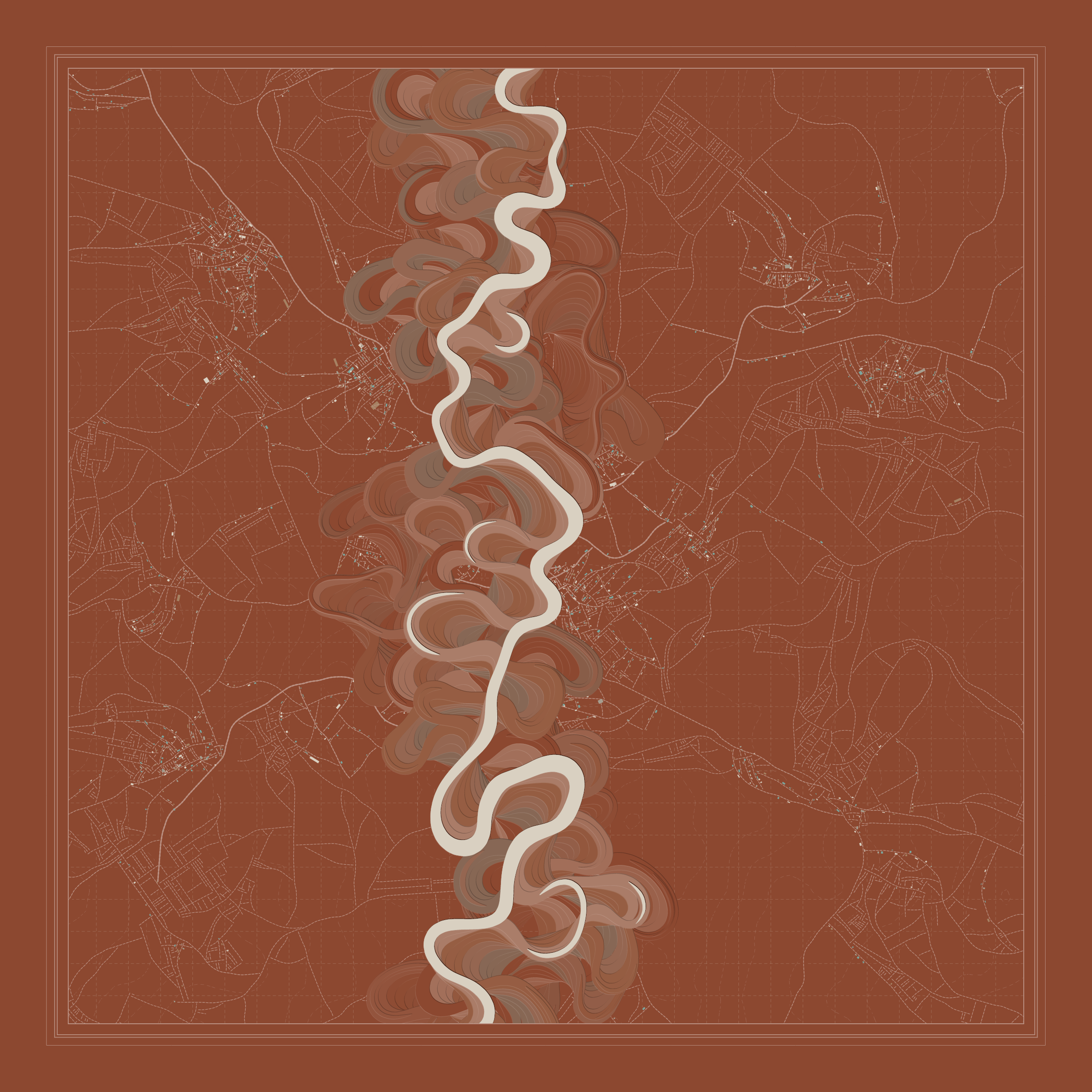 Ancient Courses of Fictional Rivers #799