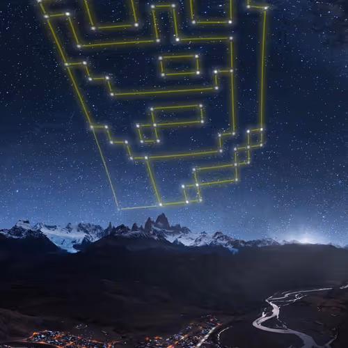 100 Trillion Stars, 6529 Pixels Constellation