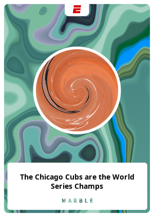 The Chicago Cubs are the World Series Champs