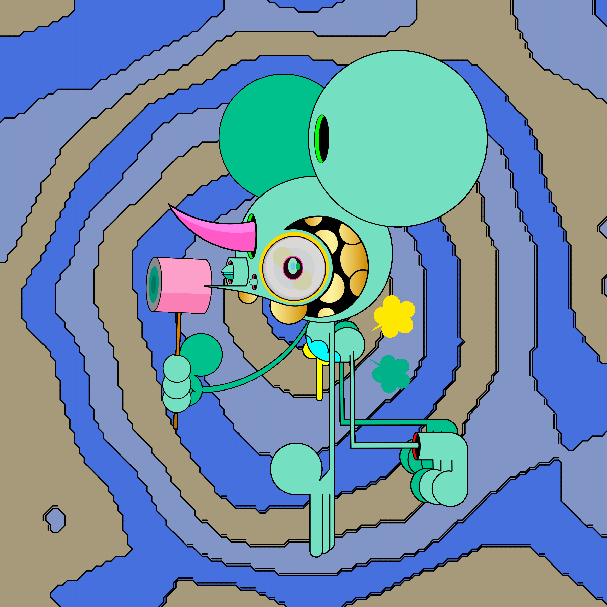 Neogen Space Monkeys #2056
